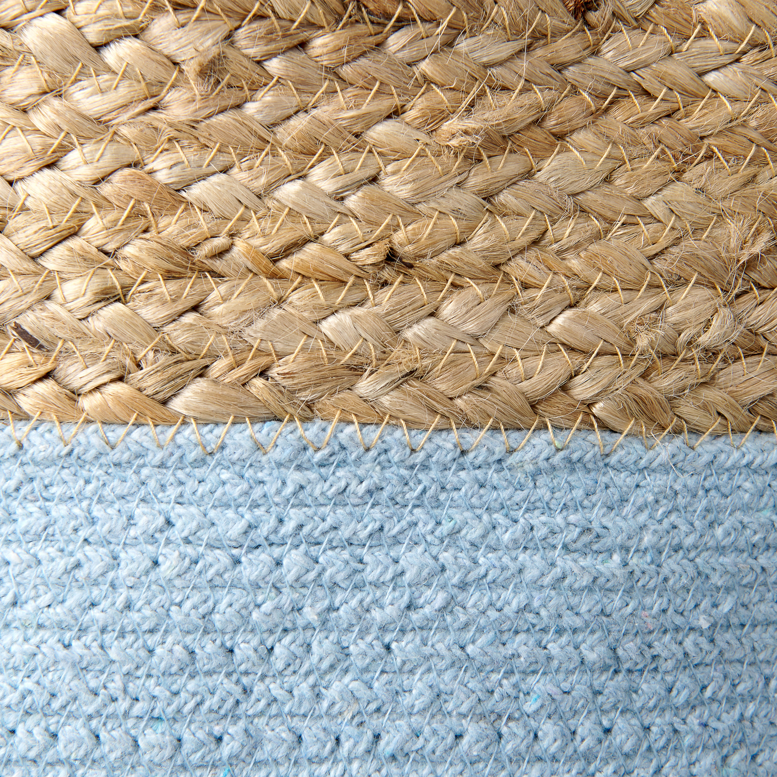 Set de 2 coșuri GAJAR Iută Albastru deschis [7]