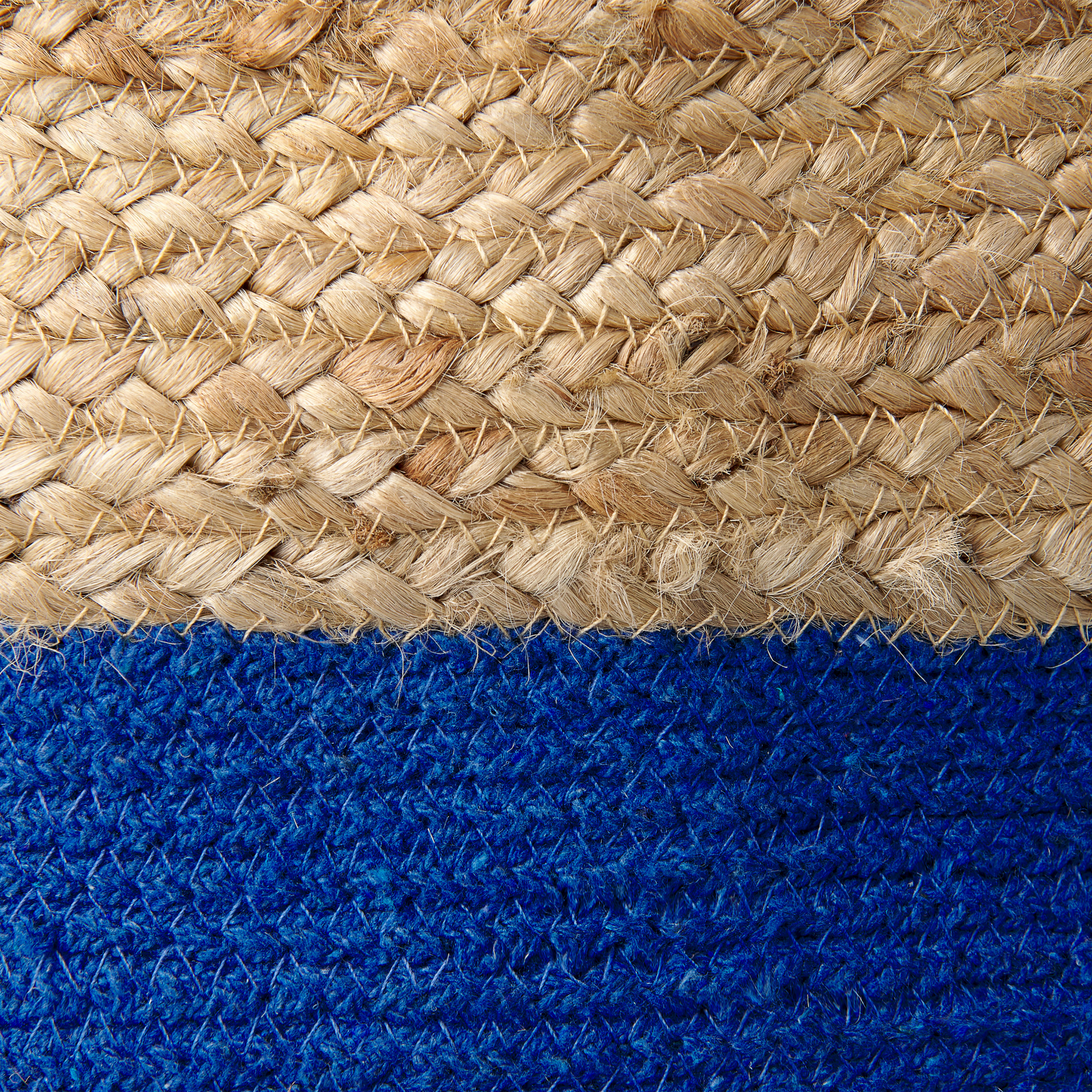 Set of 2 GAJAR Baskets Jute Navy Blue [7]