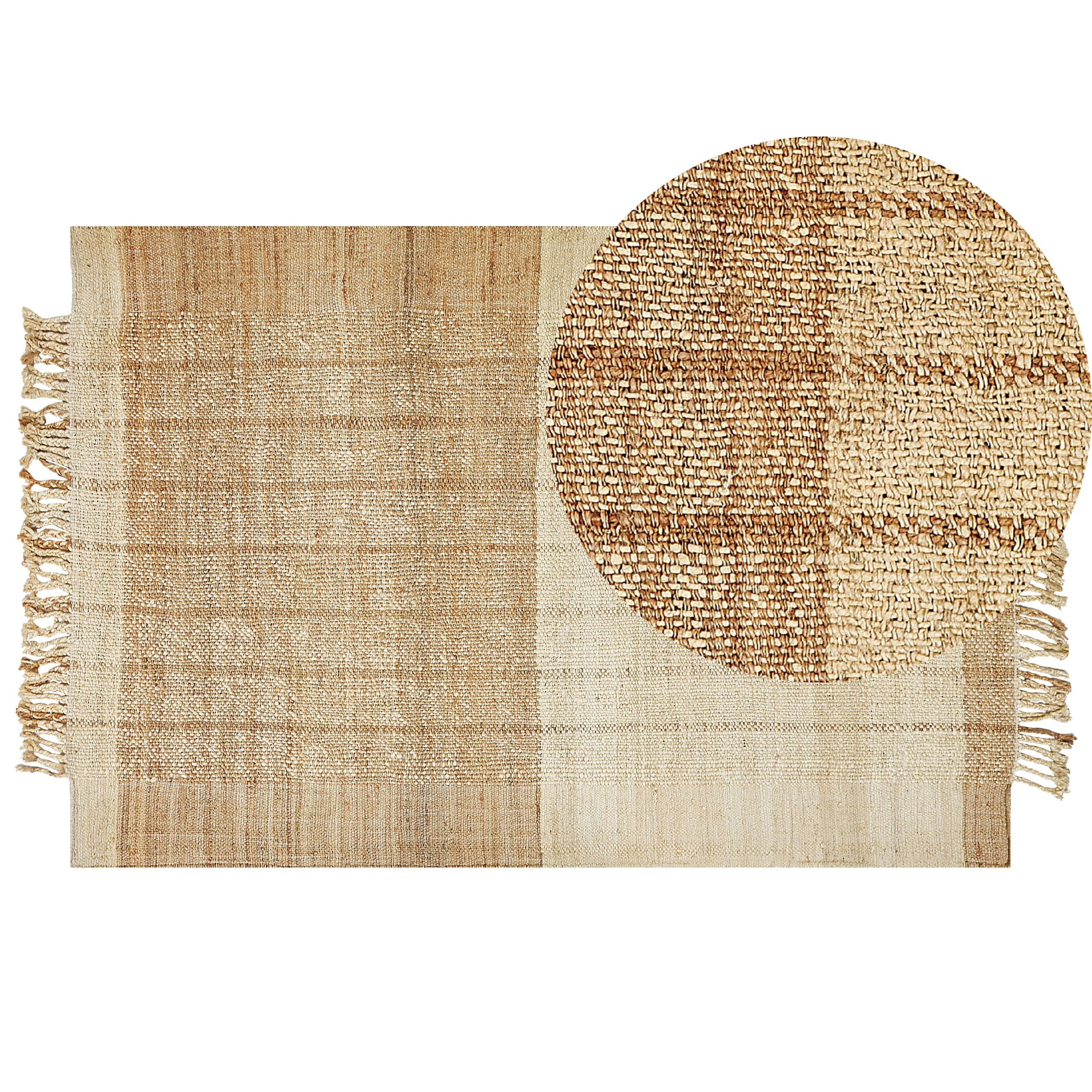 KARKIN Beige 200 x 300 cm Jute Rug [2]