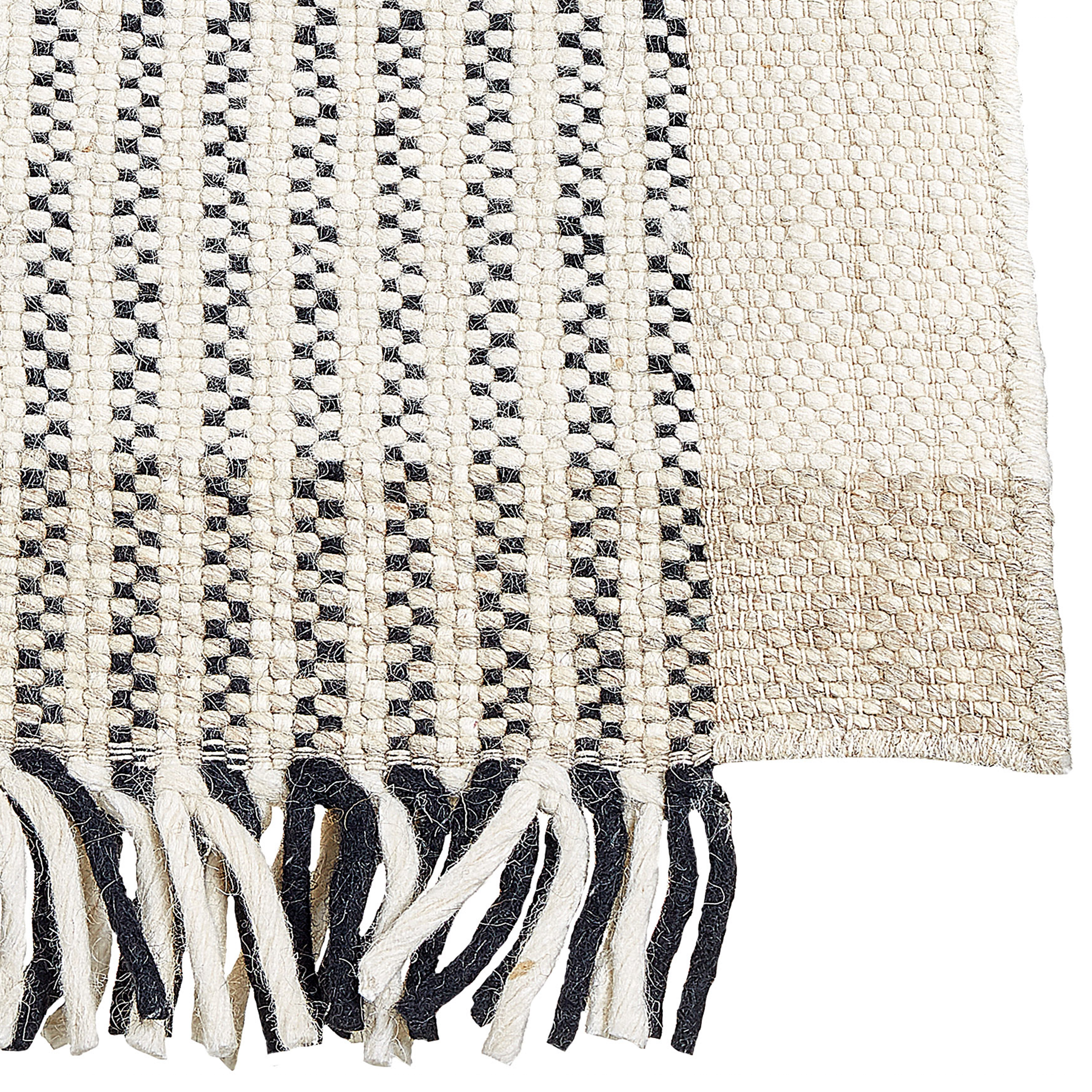 DIVARLI Rug Beige 80 x 150 cm Wool [5]