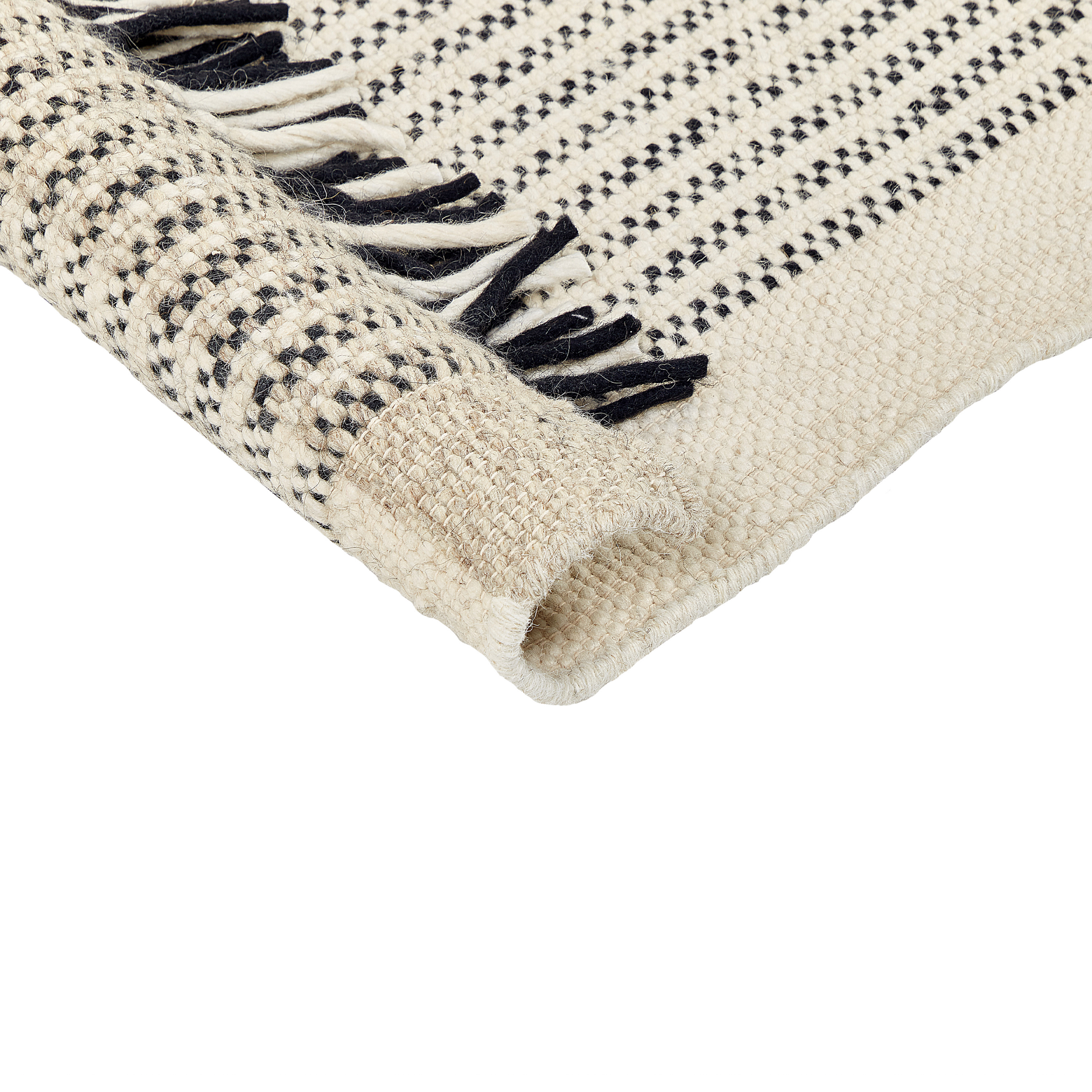 DIVARLI Rug Beige 80 x 150 cm Wool [7]