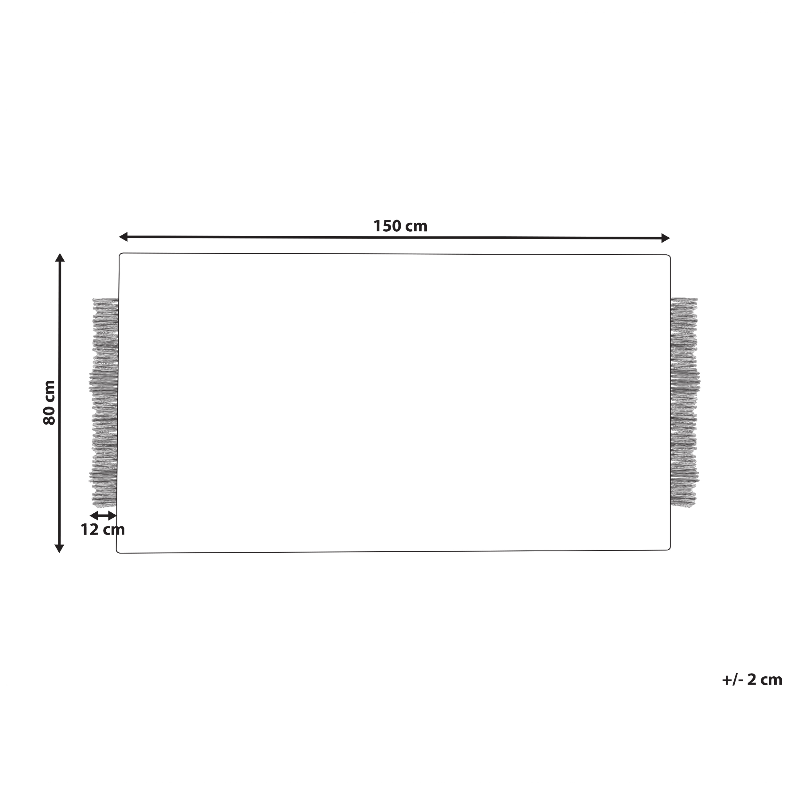 DIVARLI Rug Beige 80 x 150 cm Wool [3]