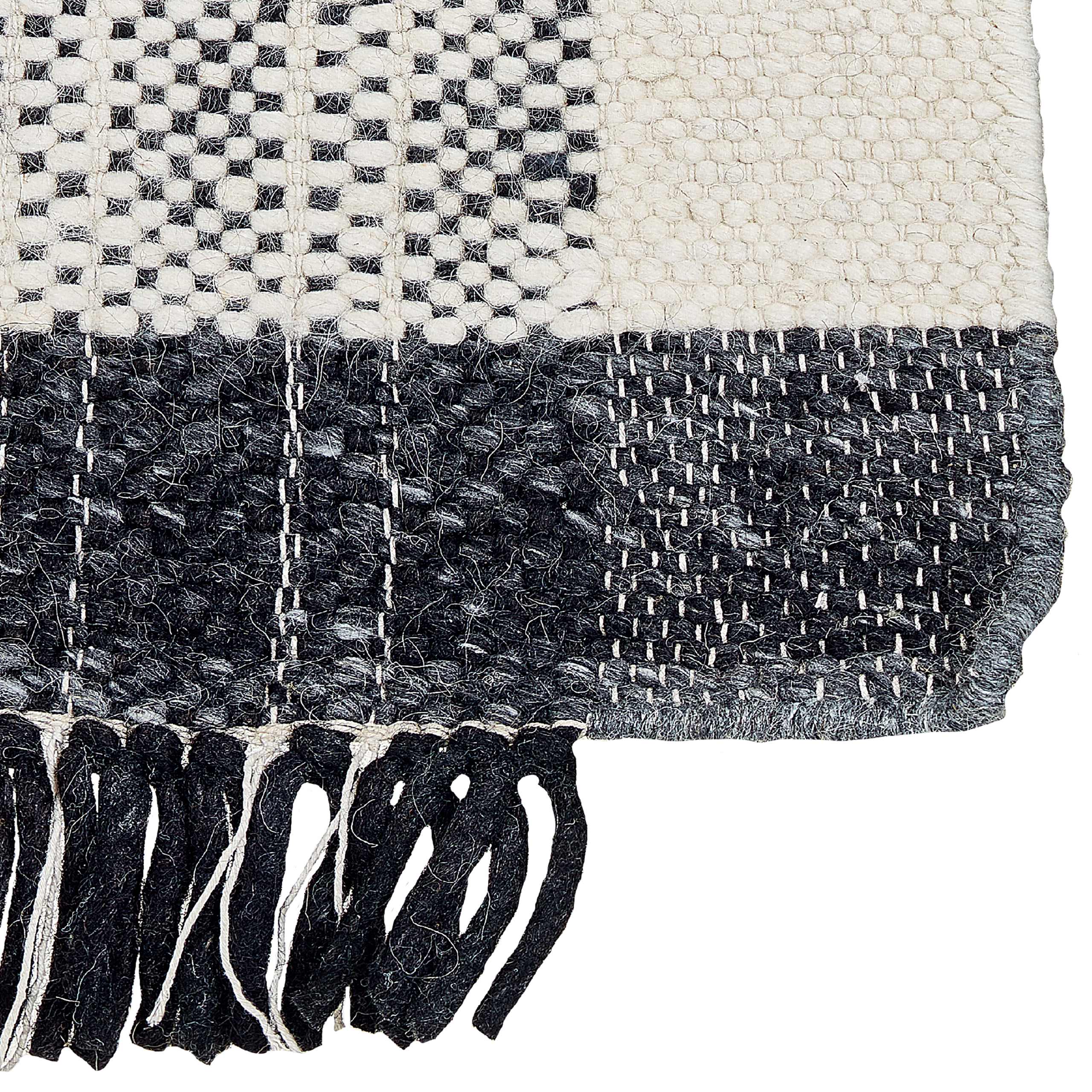 KETENLI White 140 x 200 cm Wool [5]