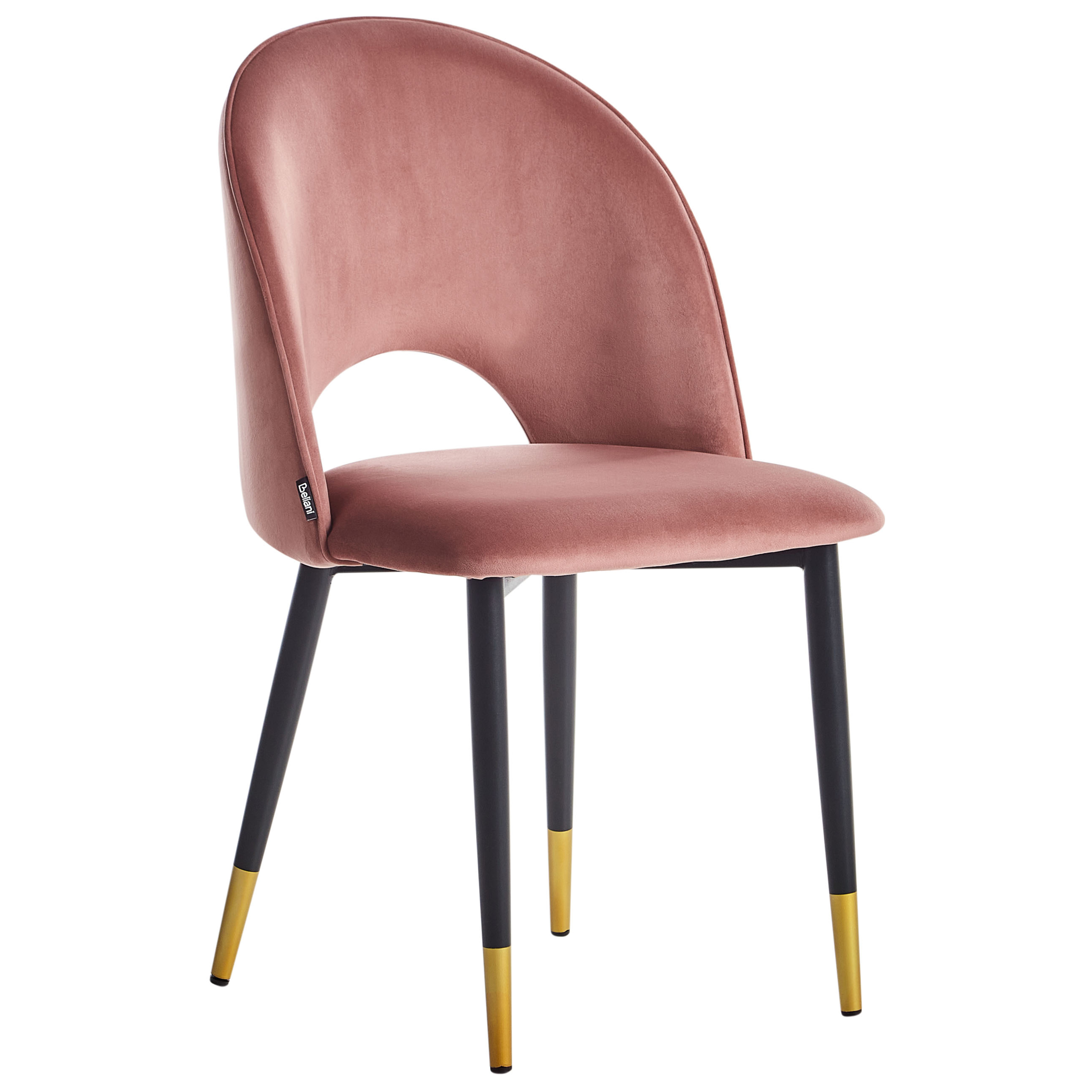 Set of 2 dining chairs MAGALIA Velvet Pink [4]