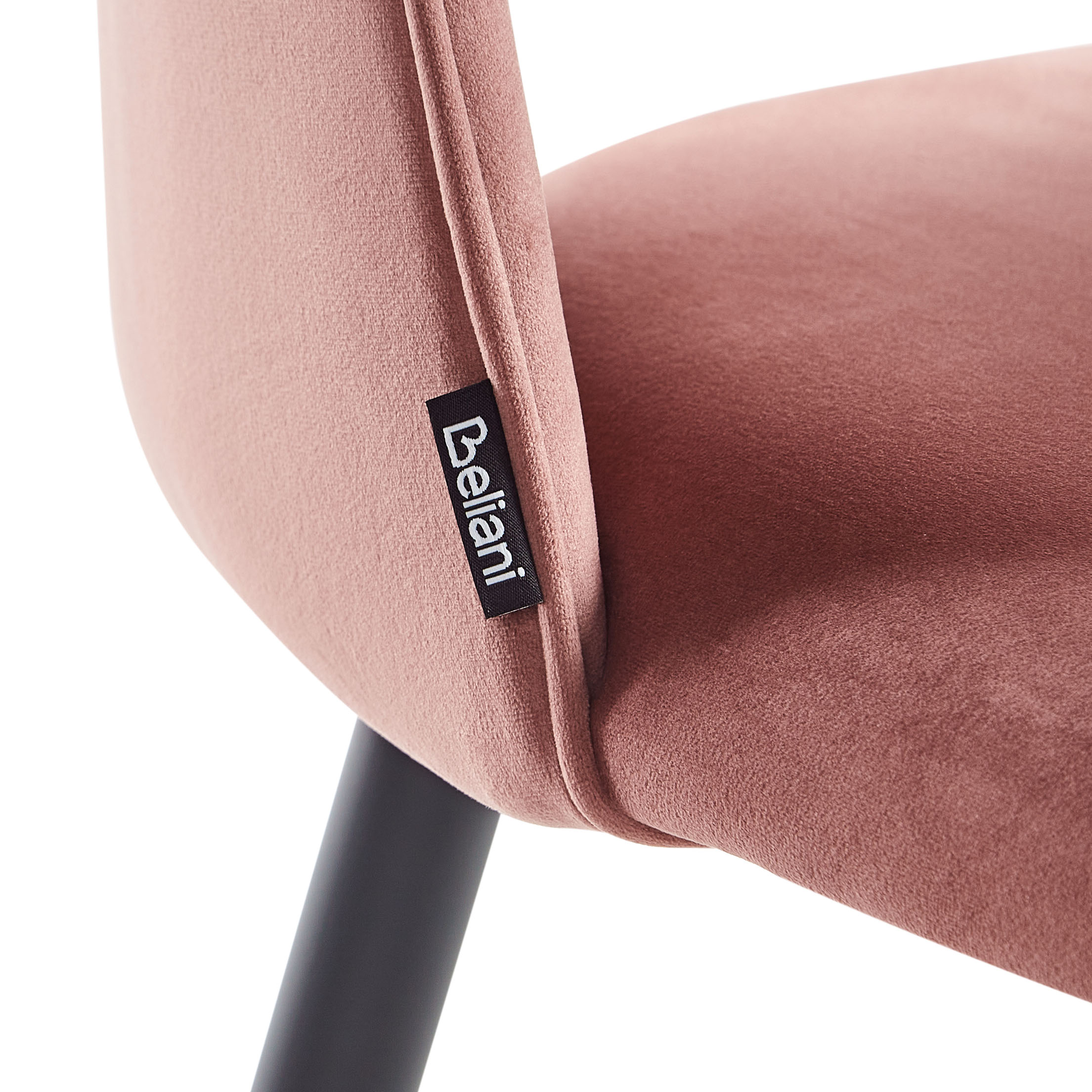 Set of 2 dining chairs MAGALIA Velvet Pink [8]