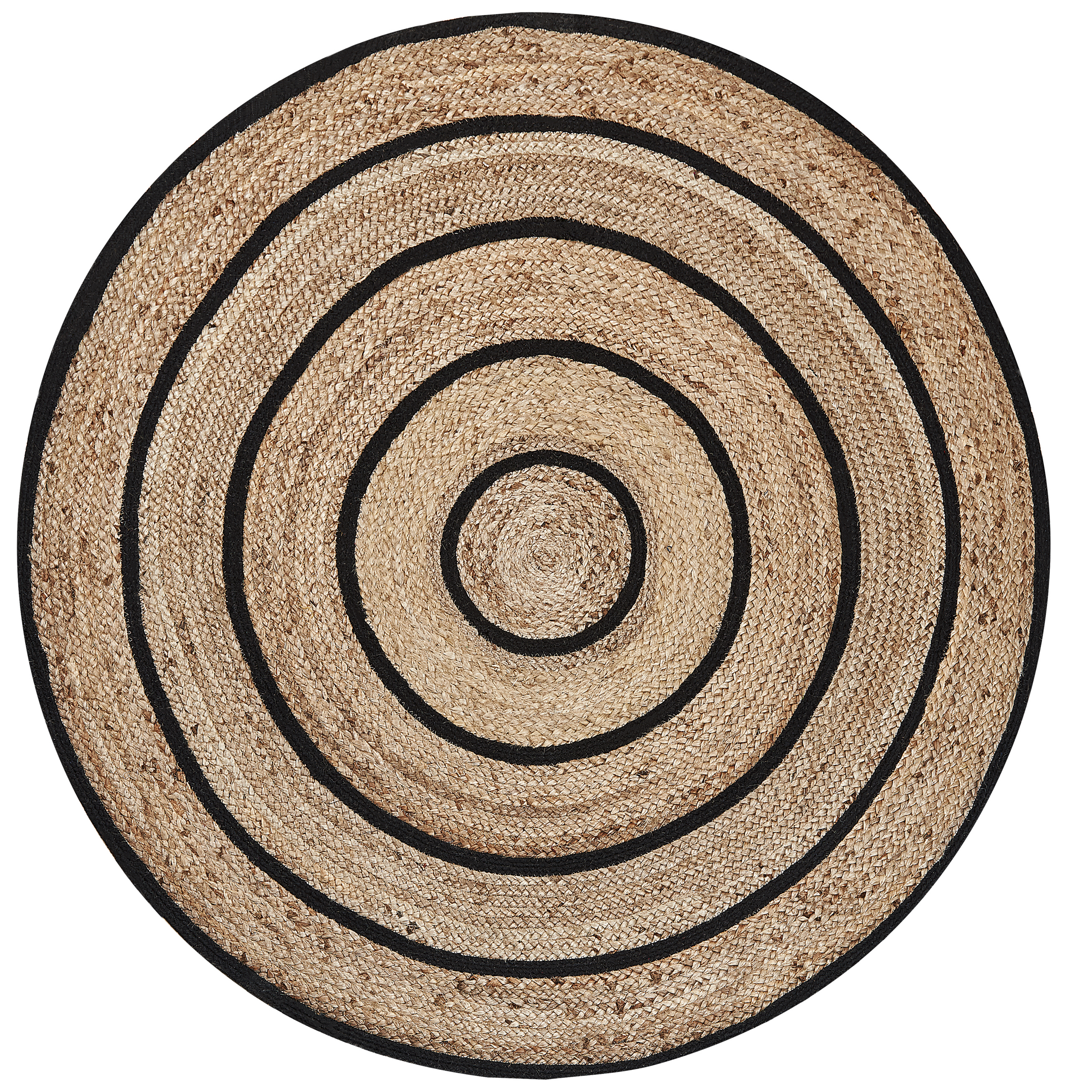 Covor BUKSE Bej ø 140 cm Iută [4]