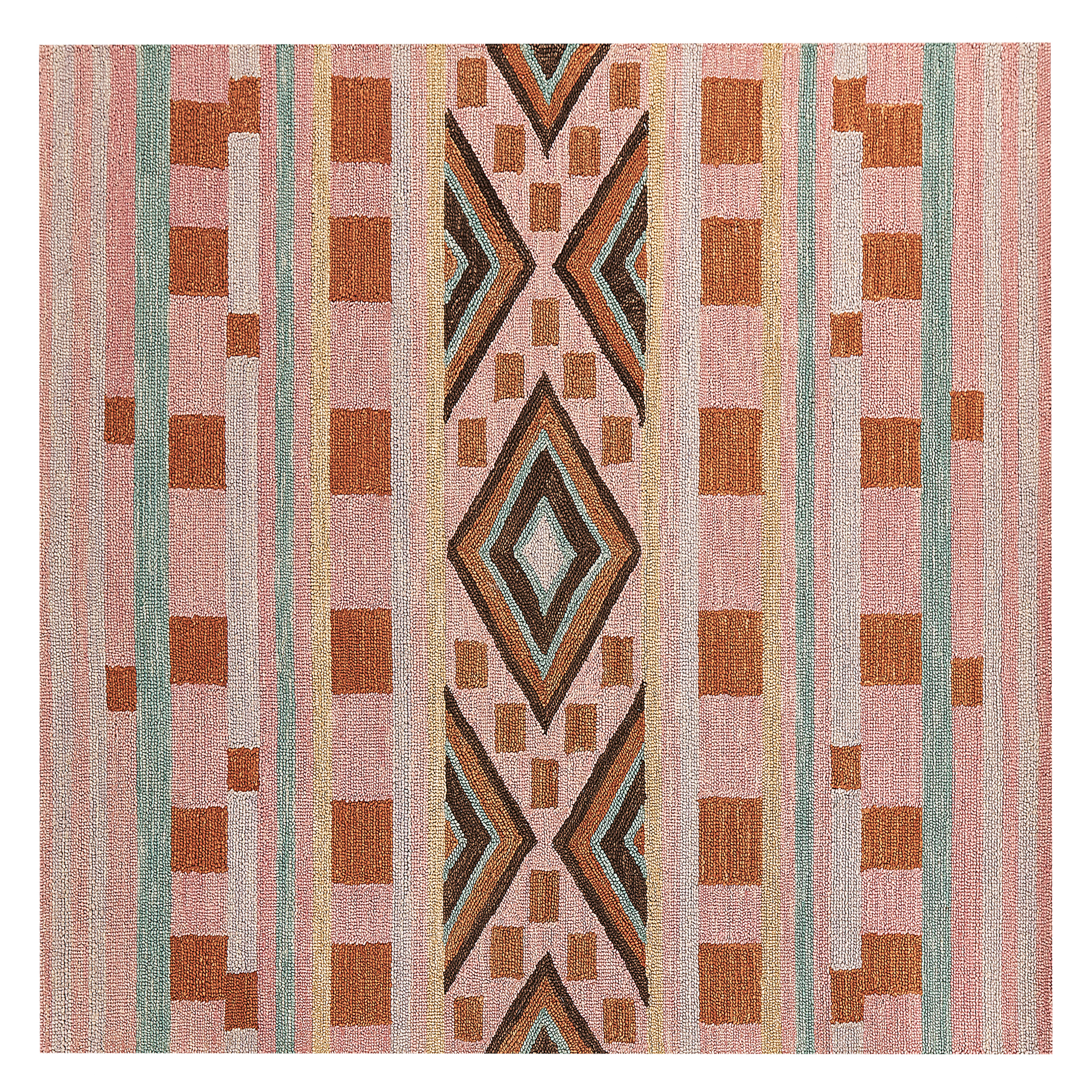 YOMRA Rug Multicolor 200 x 200 cm Wool [4]