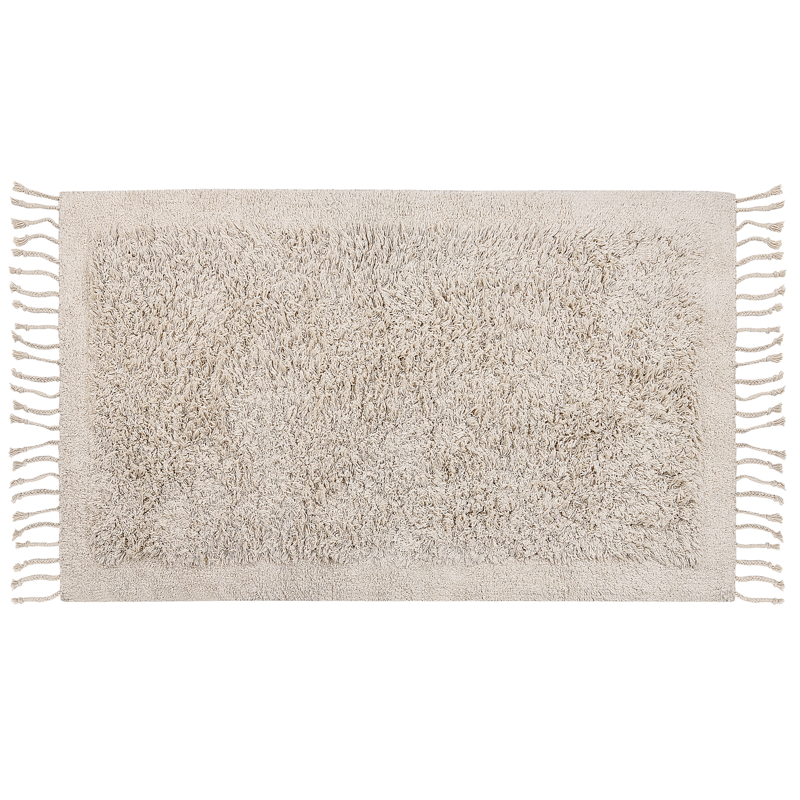 Covor BITLIS Bej deschis 80 x 150 cm Bumbac [4]