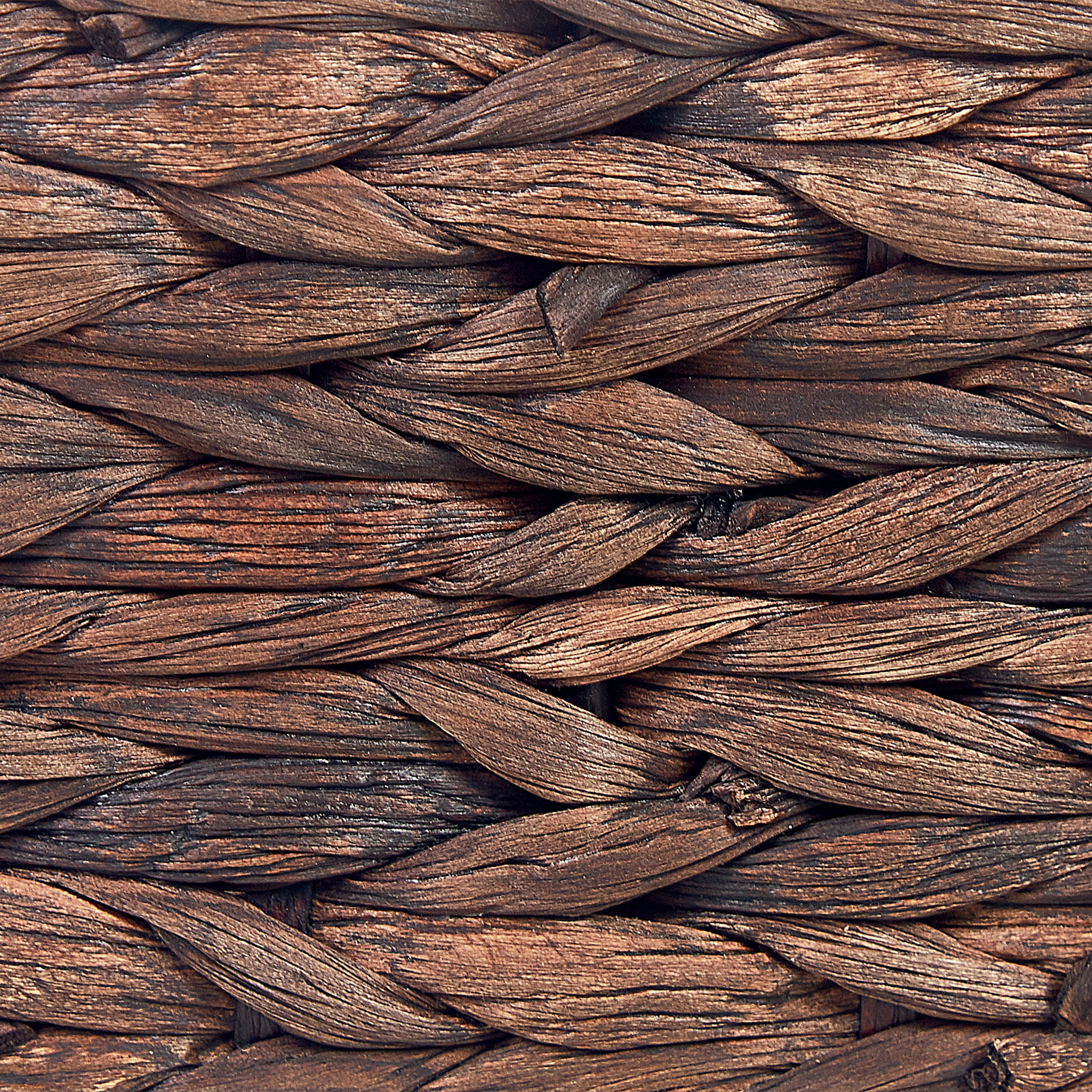 Set of 2 Baskets PANDZ Wicker Dark Brown [7]