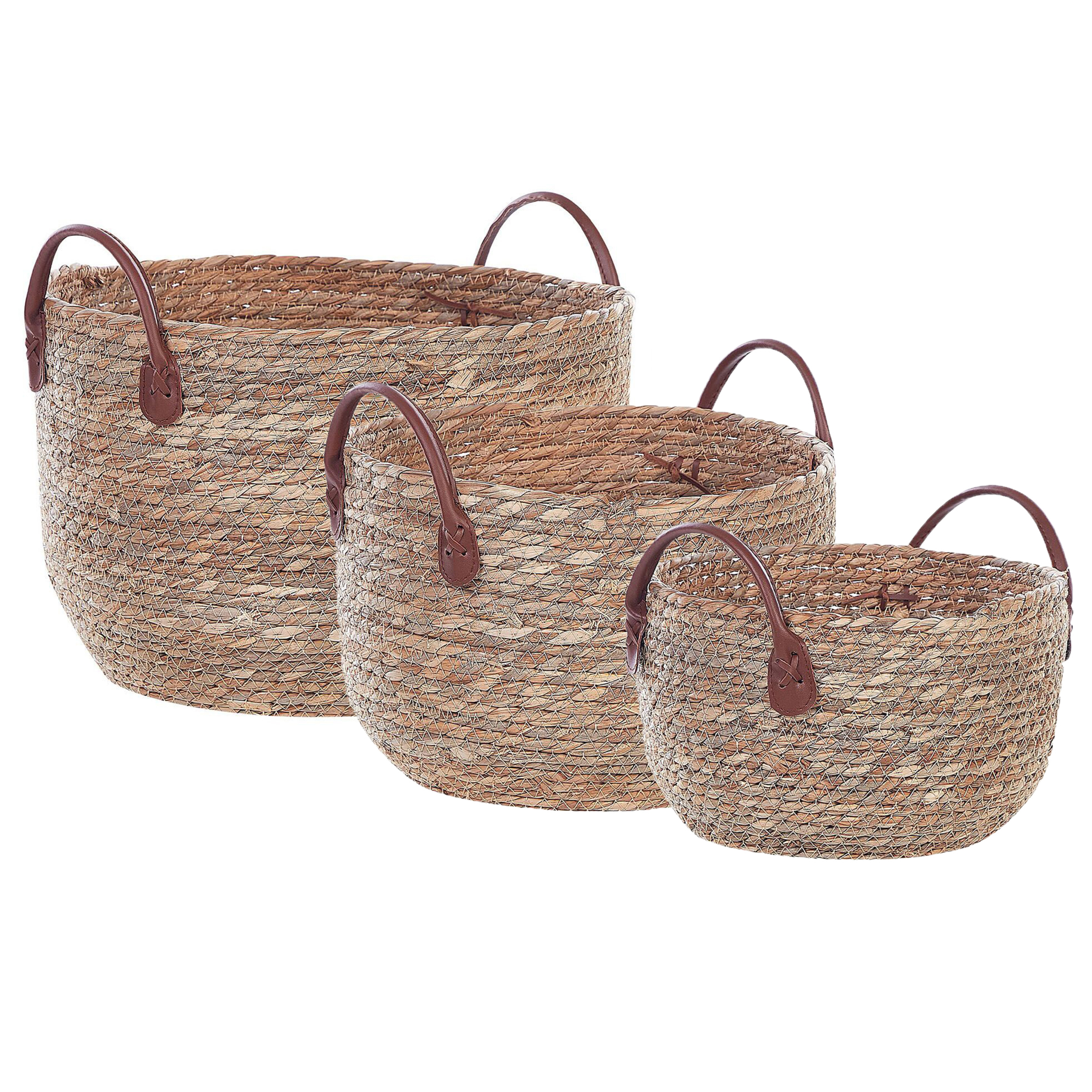 Set of 3 baskets SAYJAR Seagrass Natural [2]
