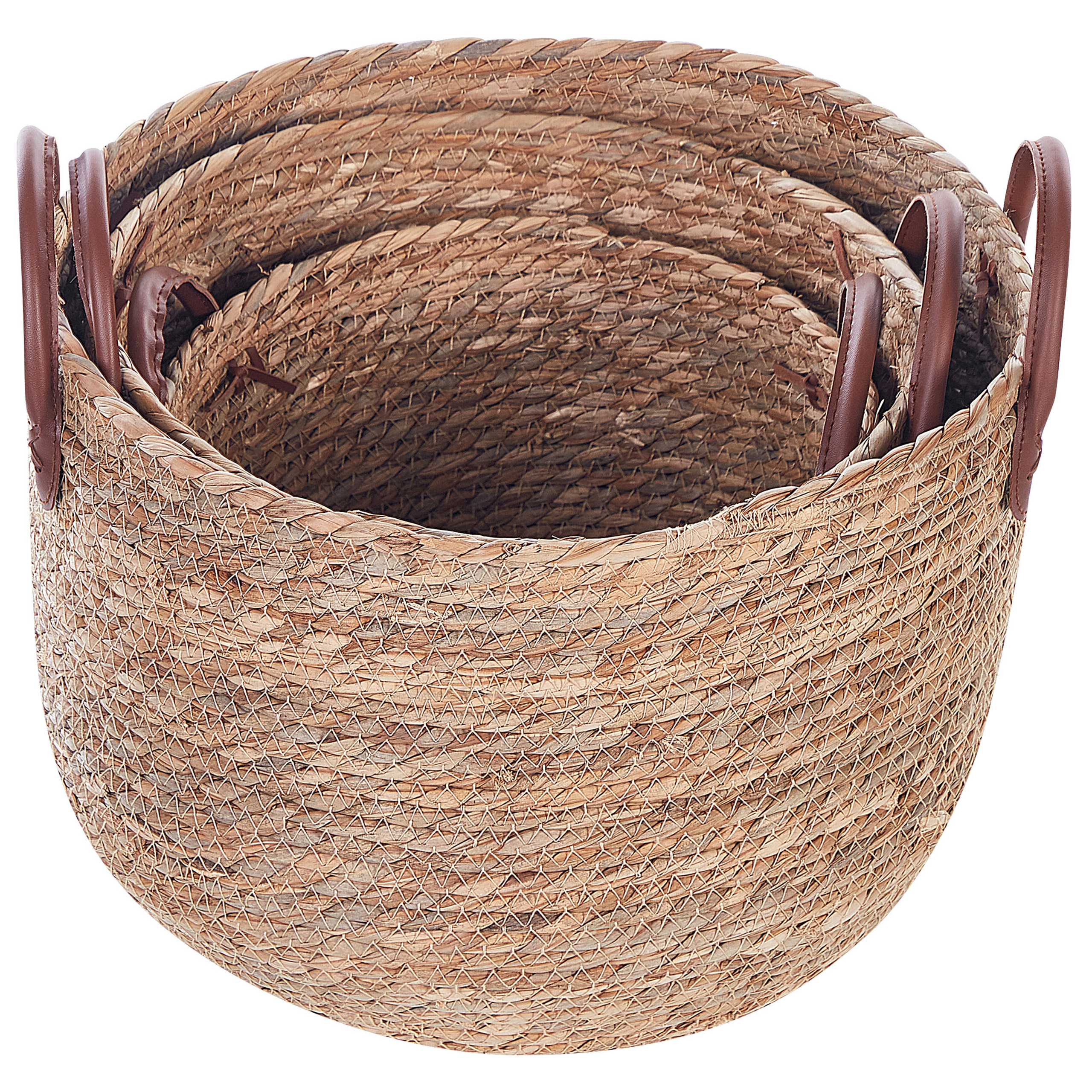 Set of 3 baskets SAYJAR Seagrass Natural [6]