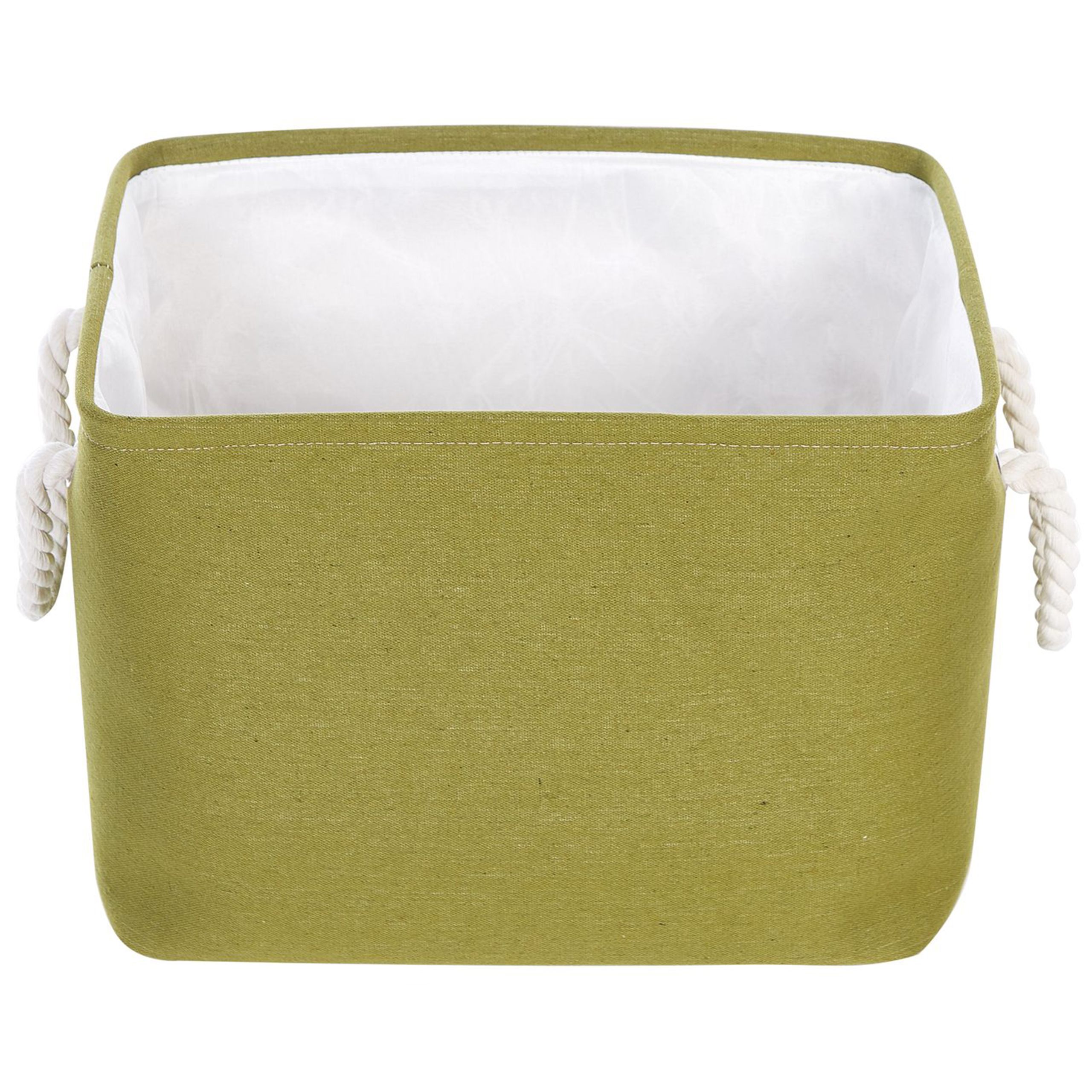 Set of 3 DARQAB baskets Cotton Olive green [7]