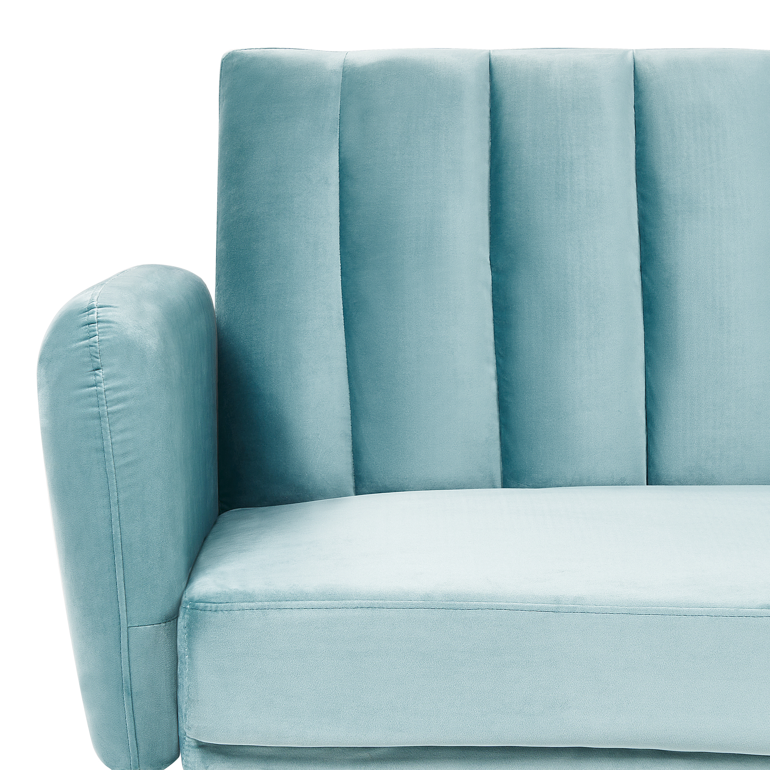 Canapea extensibilă cu 3 locuri VIMMERBY Catifea Albastru deschis [7]