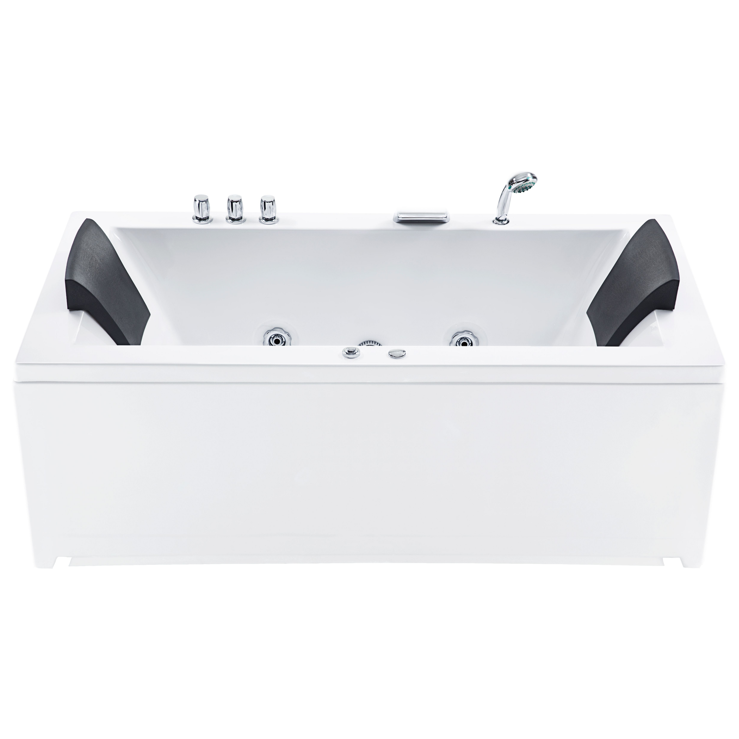 VARADERO LED corner bathtub with hydromassage Right 183 x 90 cm White [5]