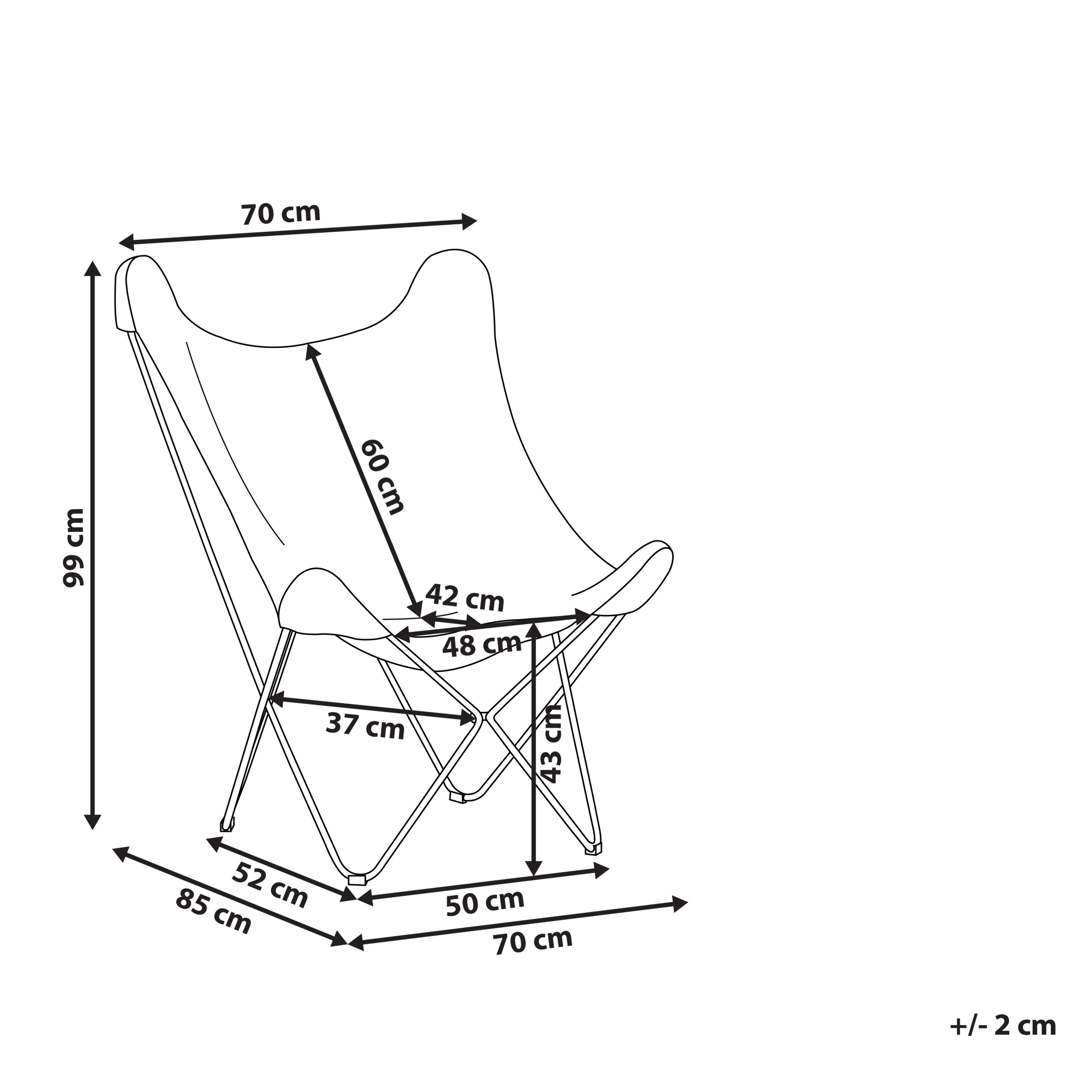 Fotoliu NYBRO Catifea Alb [3]