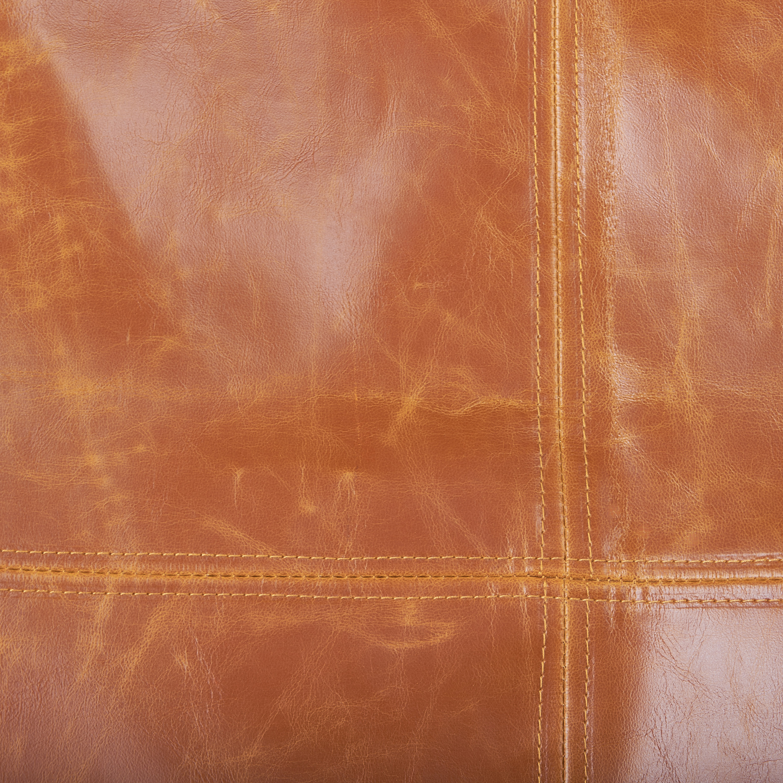 NYBRO armchair Faux leather Golden brown [8]