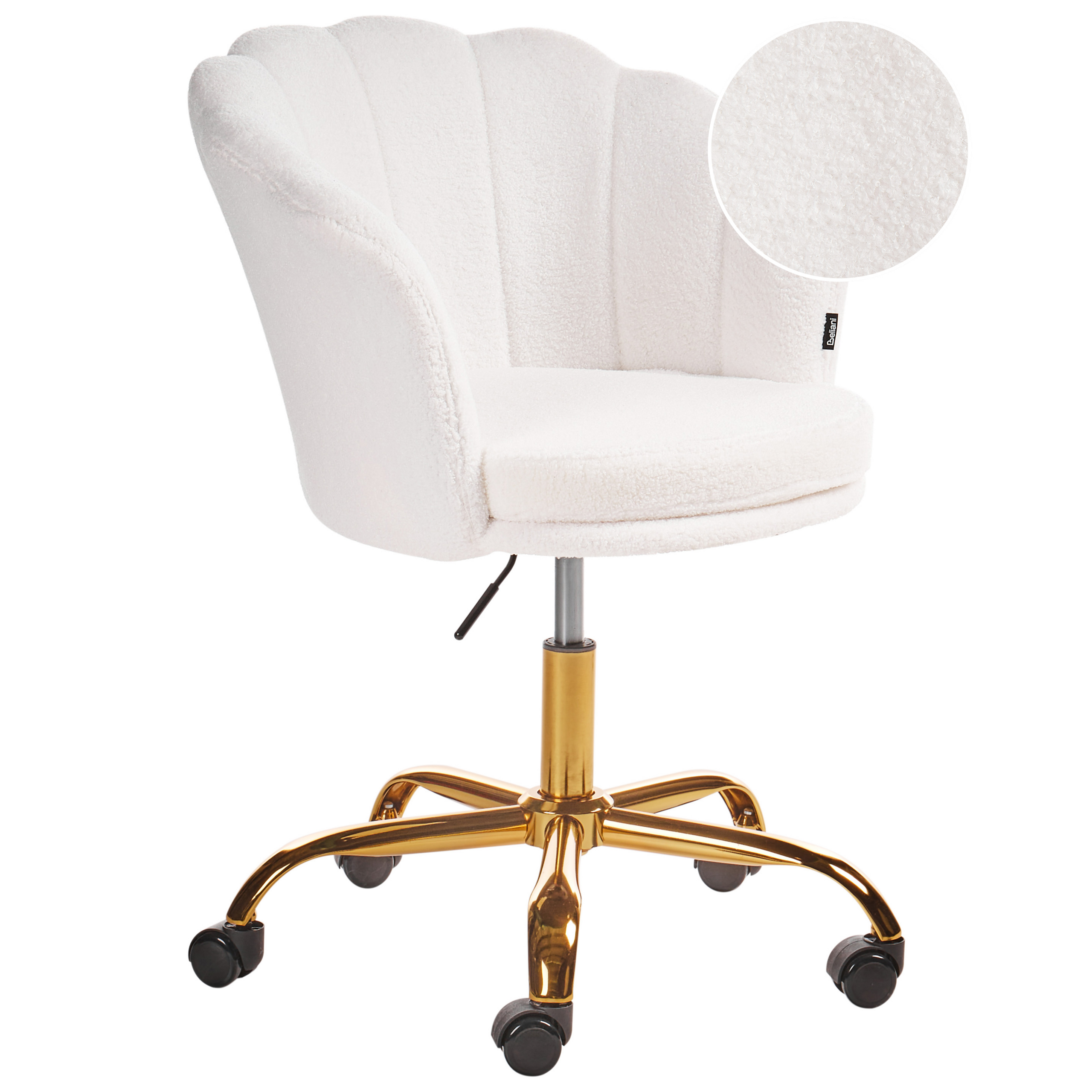 Office chair MONTICELLO Boucle White [2]