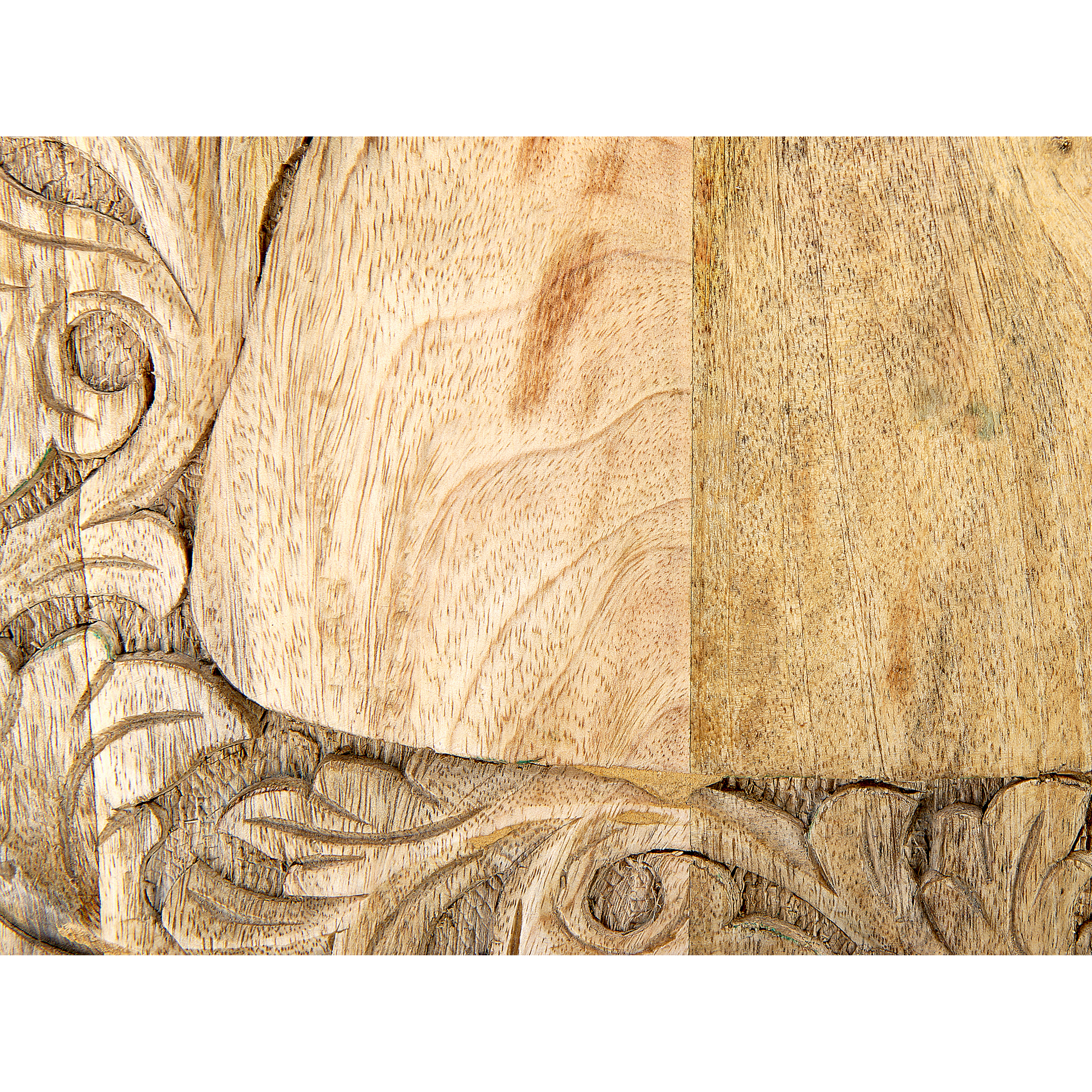 Set of 2 side tables SAORA Mango Wood Light Brown [7]