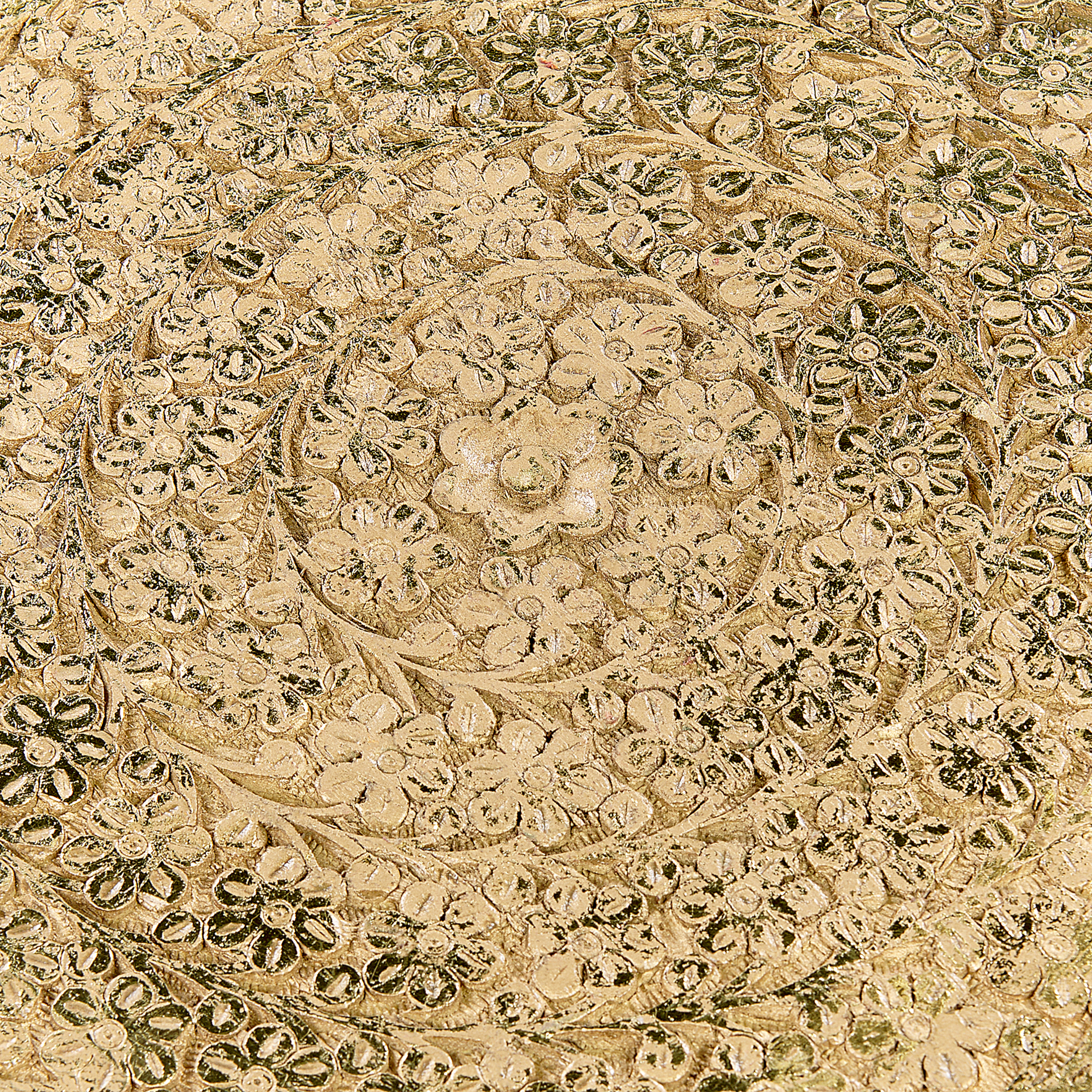 Set de 2 mese laterale NARRA Lemn de mango Auriu [8]