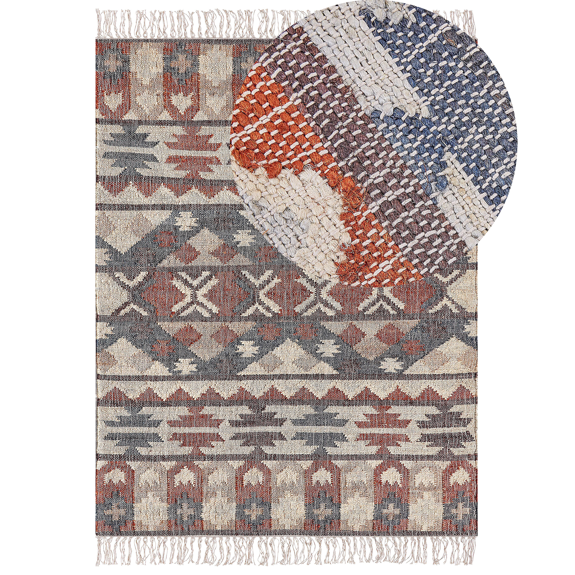 Covor KALFA Multicolor 140 x 200 cm Iută [2]