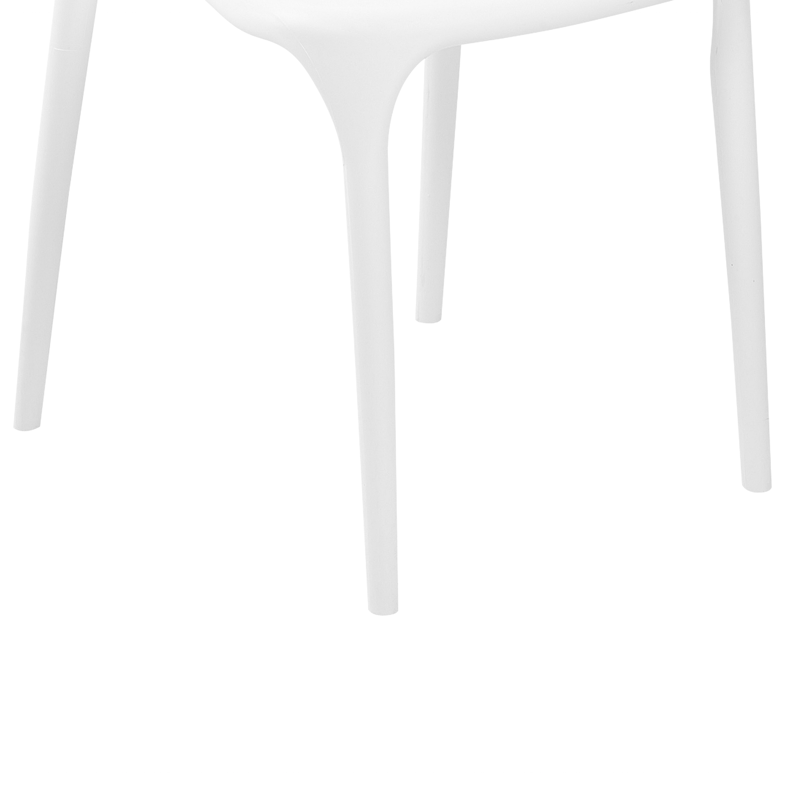 Set de 8 scaune dining GUBBIO Alb [7]