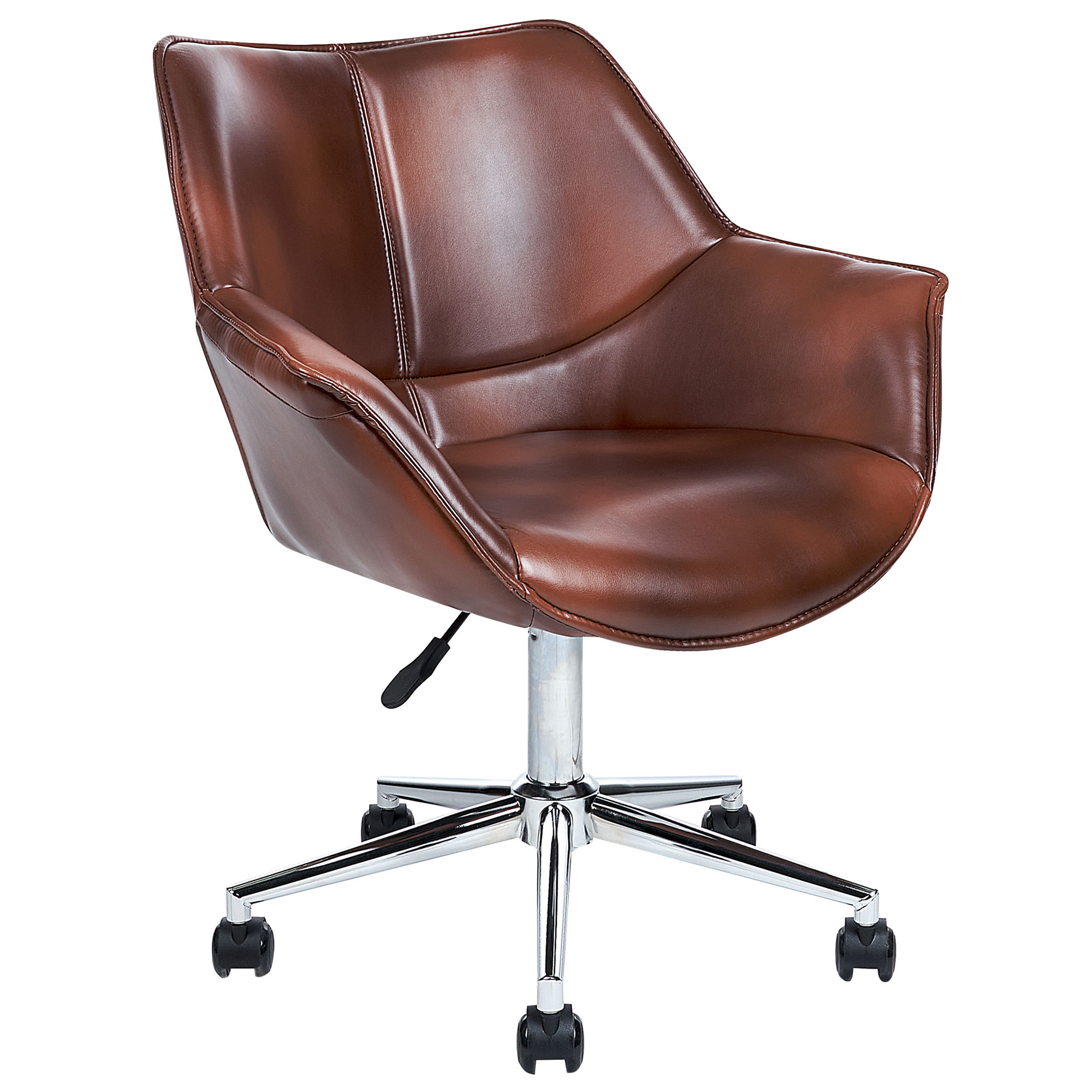 NEWDALE Office Chair Eco-leather Dark Brown [2]