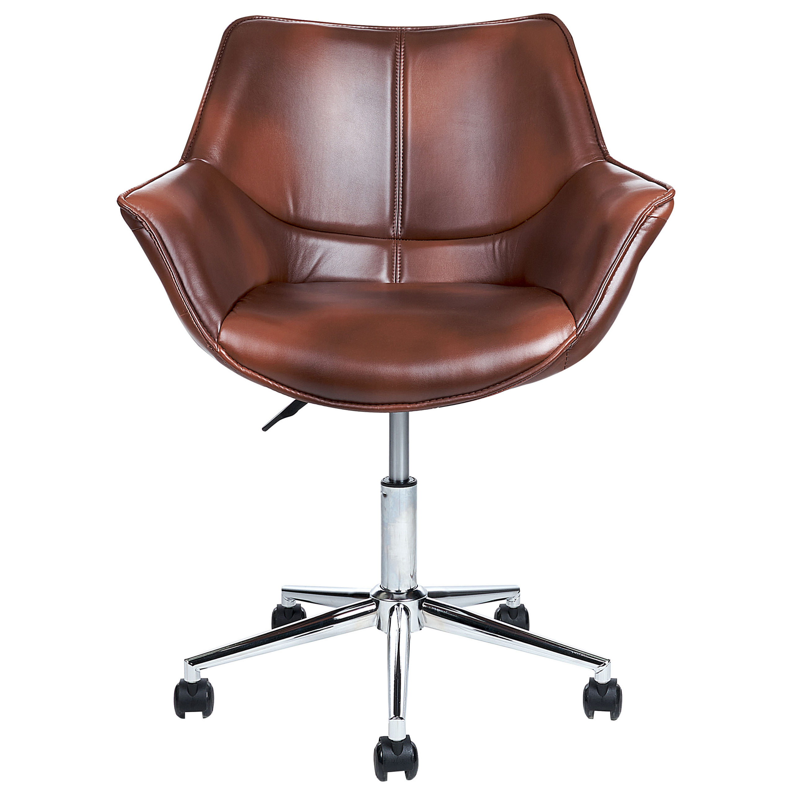 NEWDALE Office Chair Eco-leather Dark Brown [4]