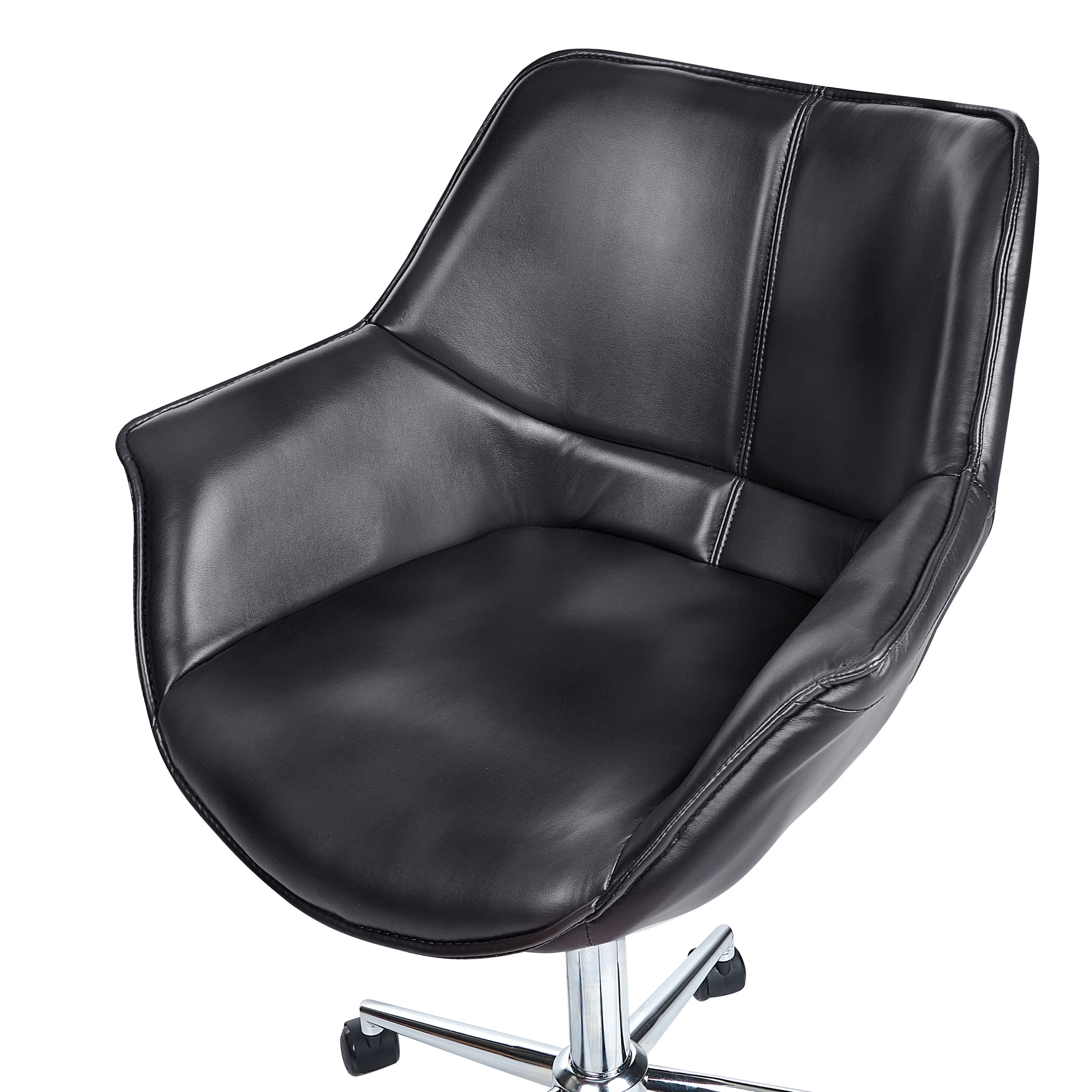 Office chair NEWDALE Eco-leather Black [7]