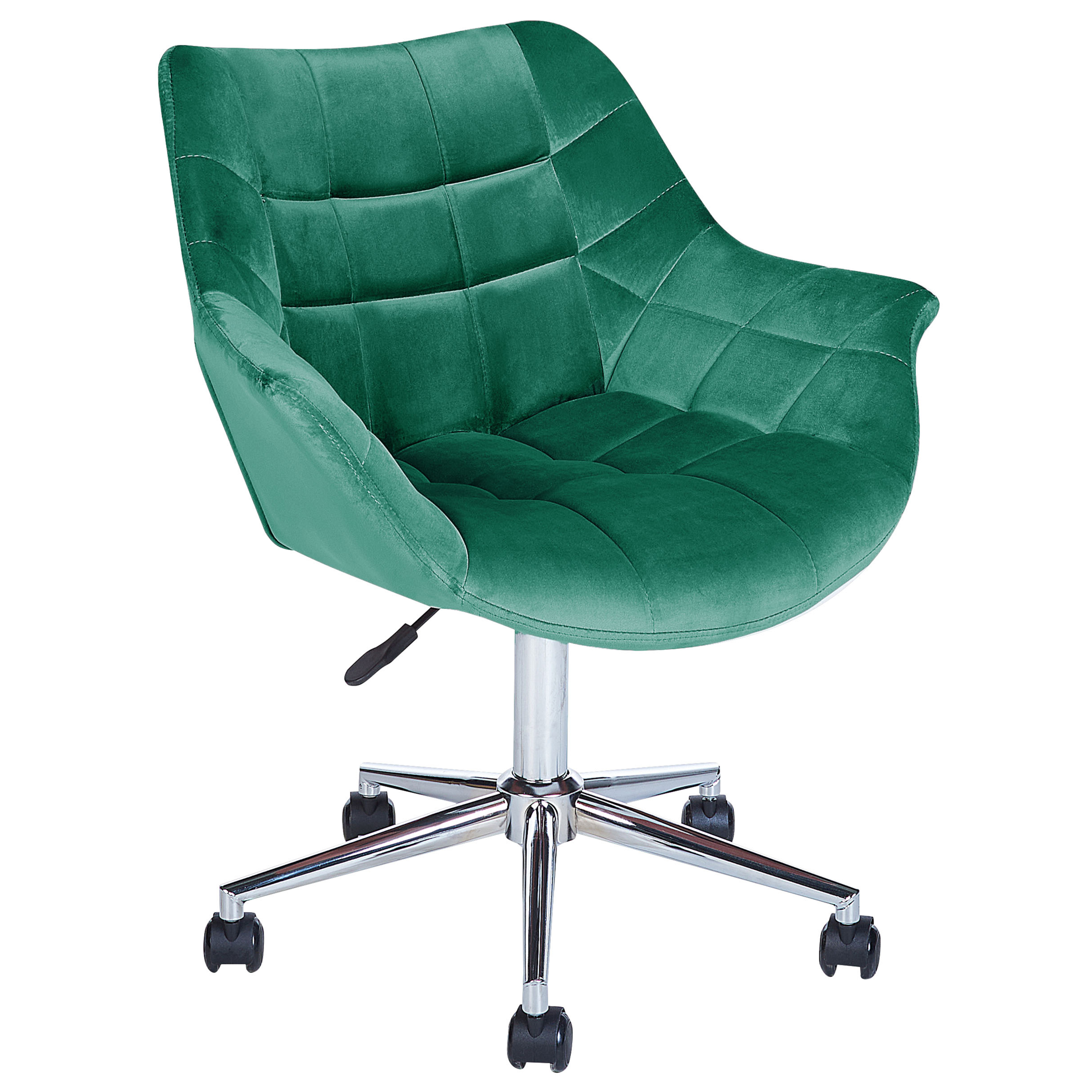Office Chair LABELLE Velvet Emerald Green [2]
