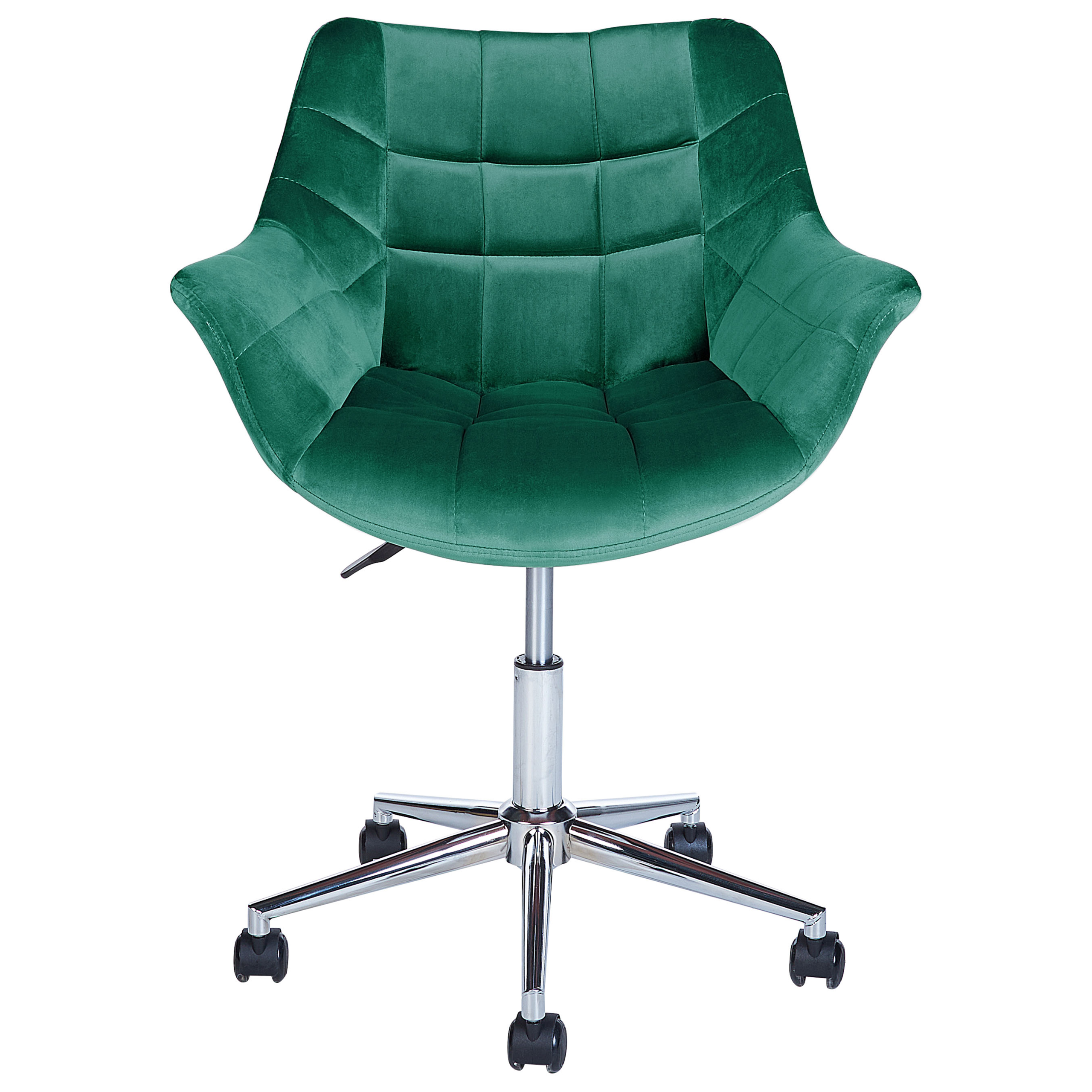 Office Chair LABELLE Velvet Emerald Green [4]