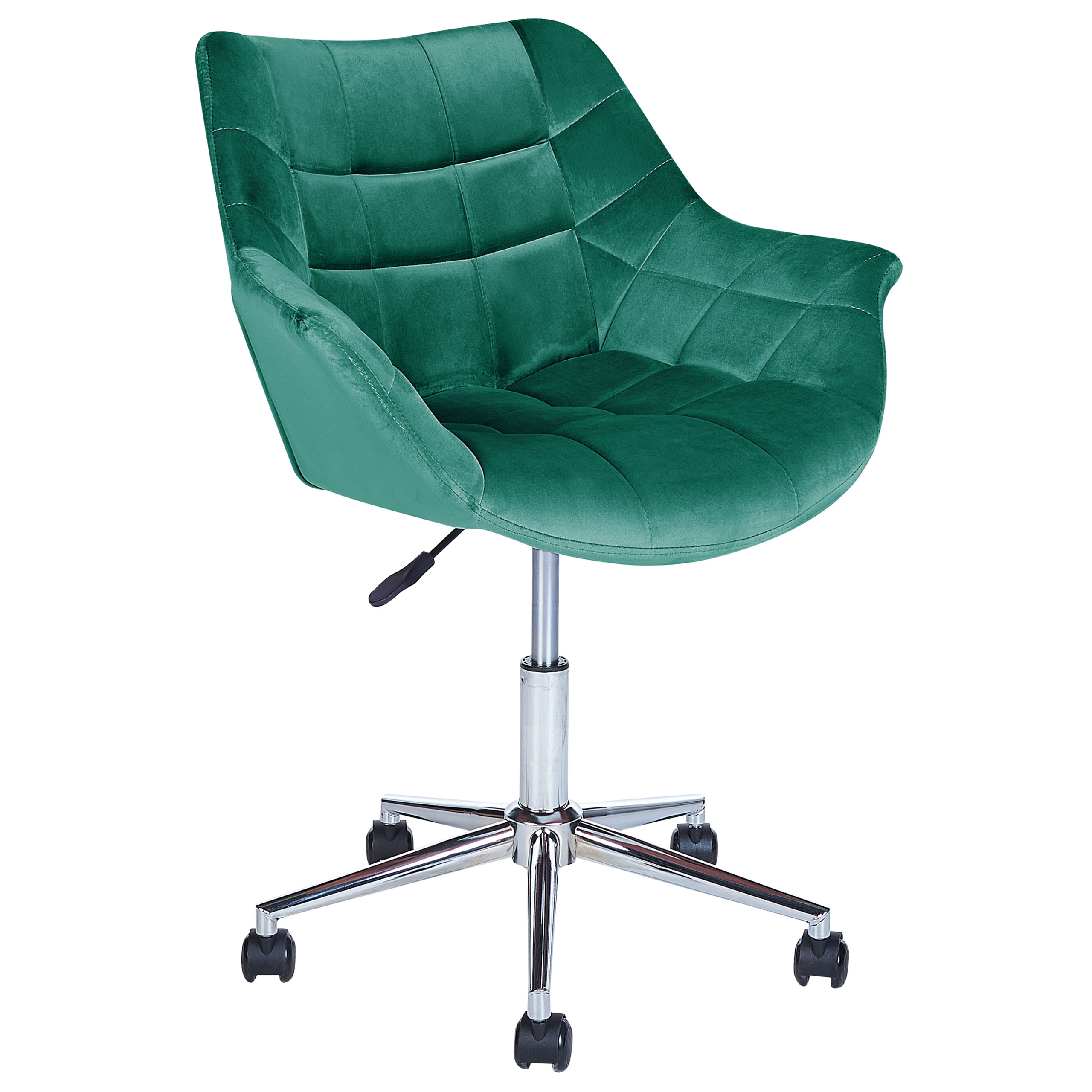 Office Chair LABELLE Velvet Emerald Green [5]
