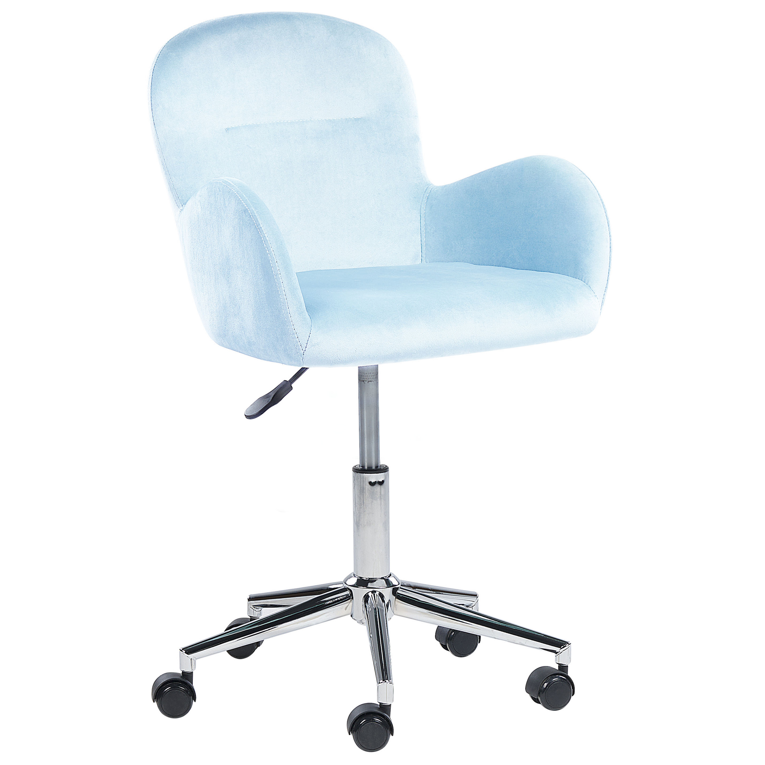 Office Chair PRIDDY Velvet Light Blue [5]