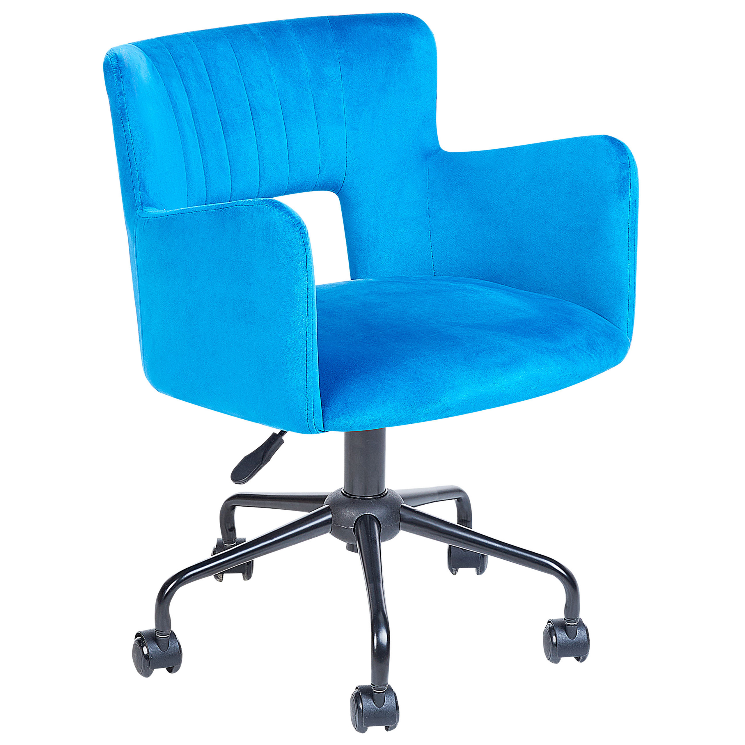 Office chair SANILAC Velvet Blue [2]