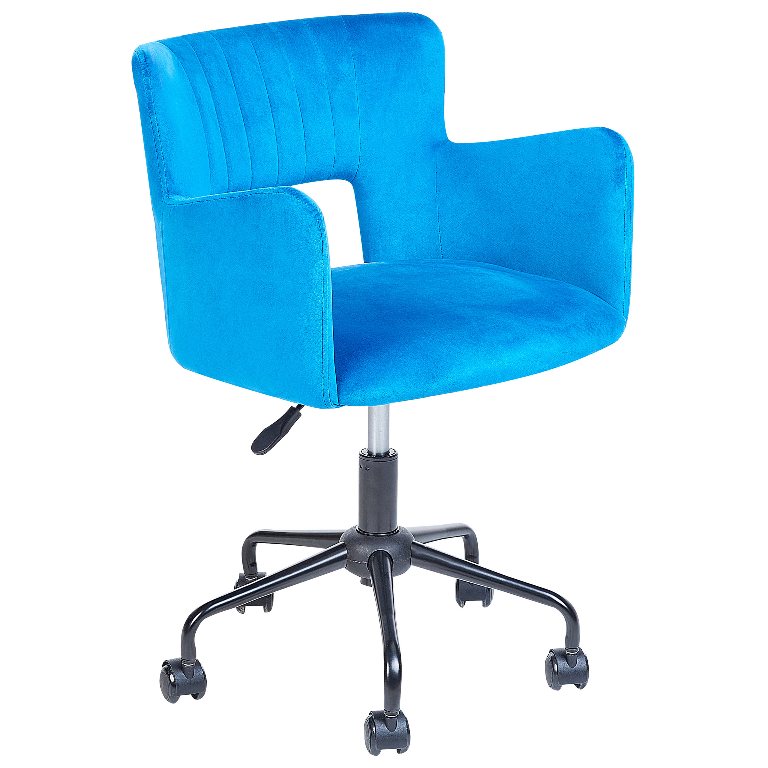 Office chair SANILAC Velvet Blue [5]