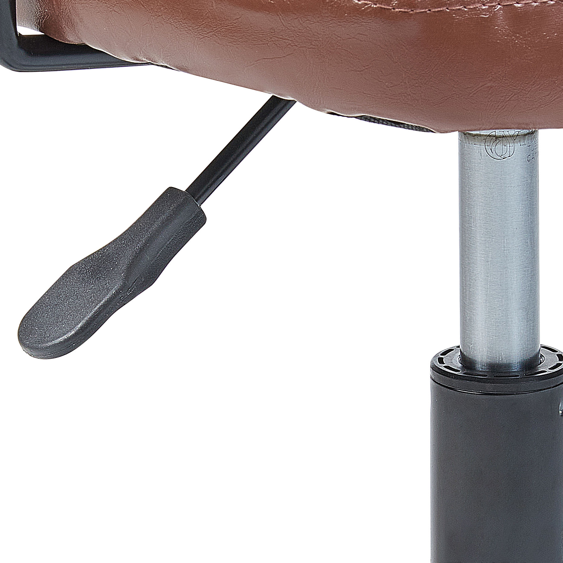 Scaun de birou ALGERITA Piele ecologică Maro [8]