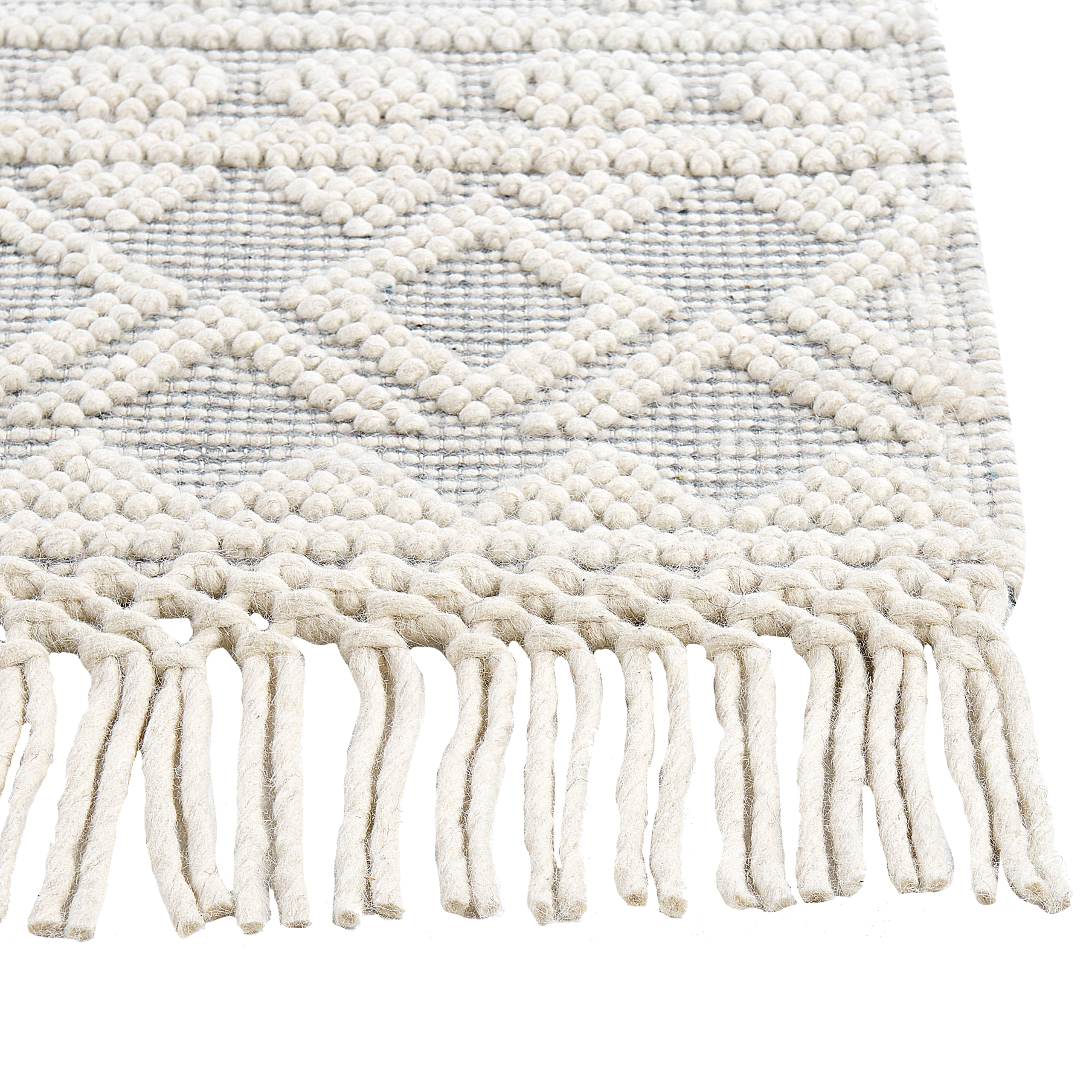 Covor SOLHAN Gri Bej 200 x 300 cm Lână [4]