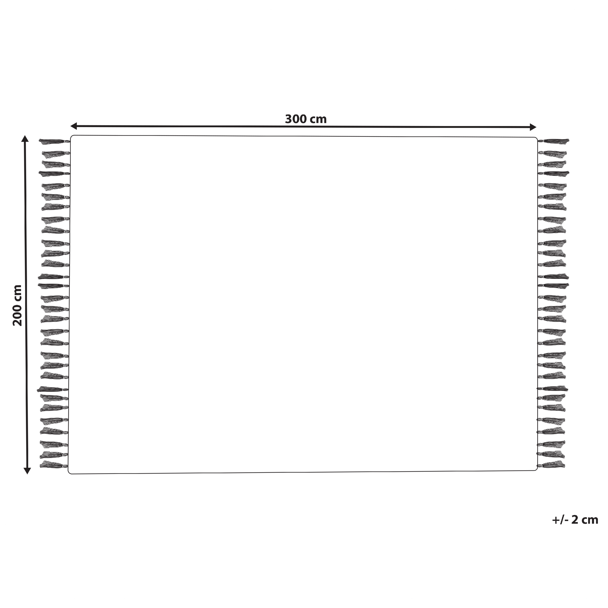 Covor SOLHAN Gri Bej 200 x 300 cm Lână [3]