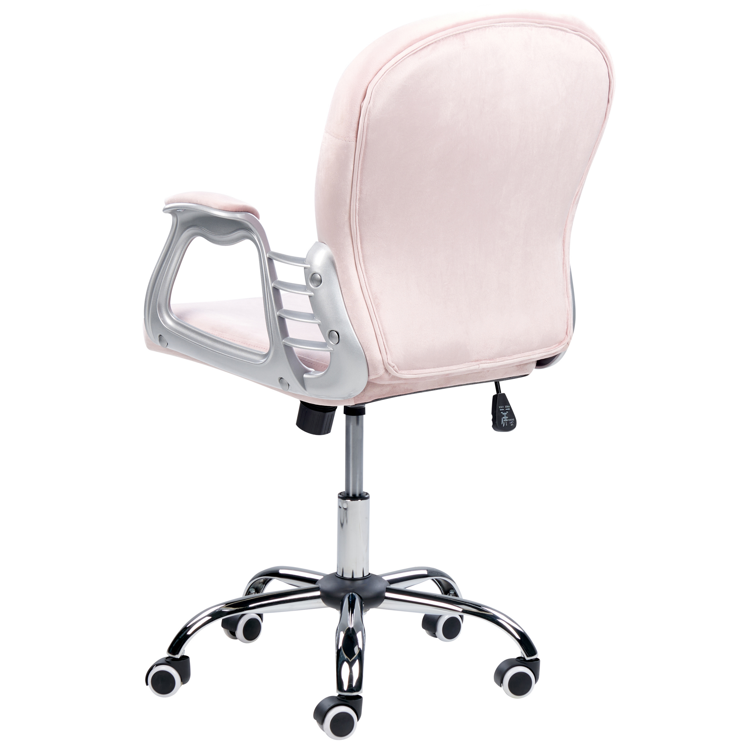 Office chair PRINCESS Velvet Pastel pink [6]