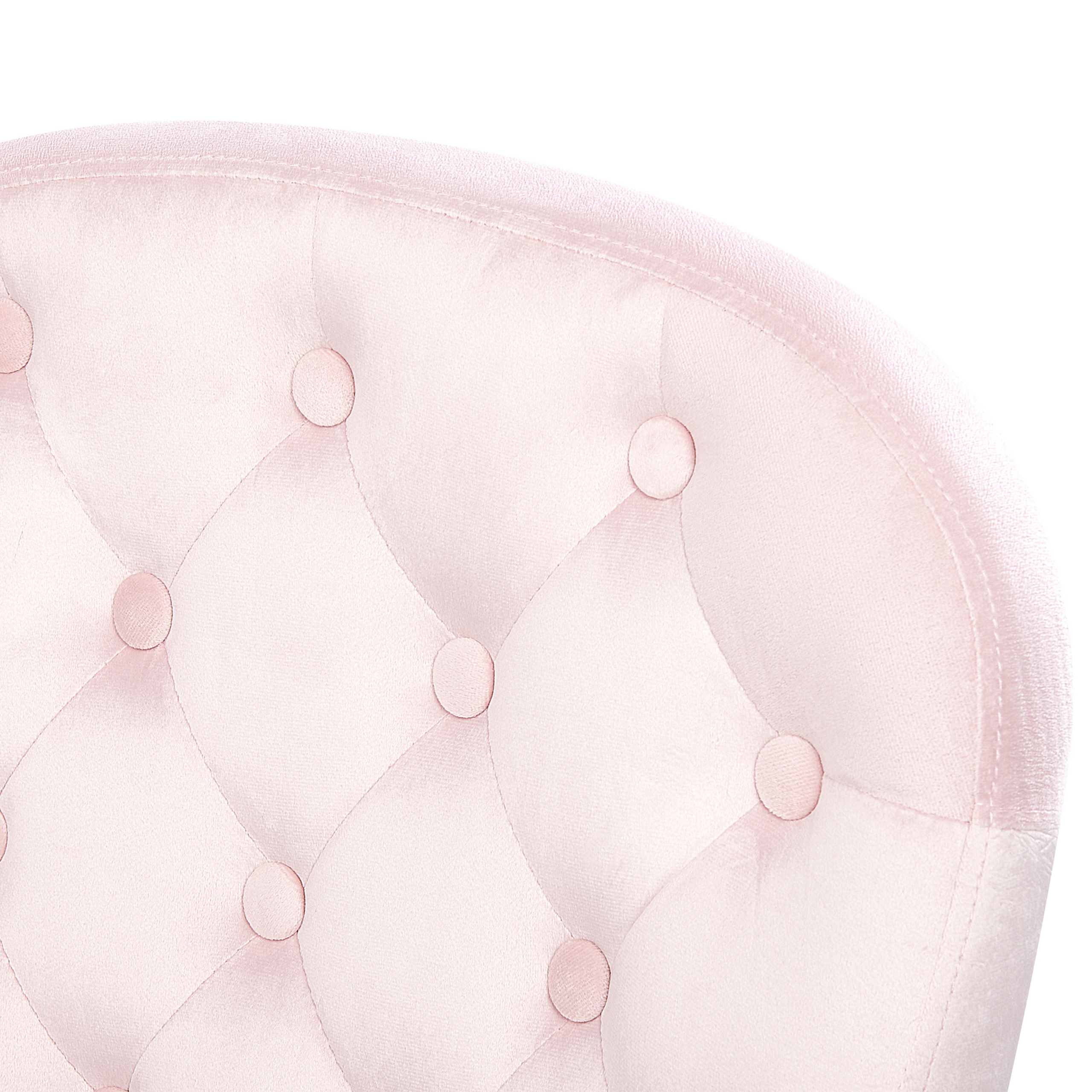 Office chair PRINCESS Velvet Pastel pink [8]