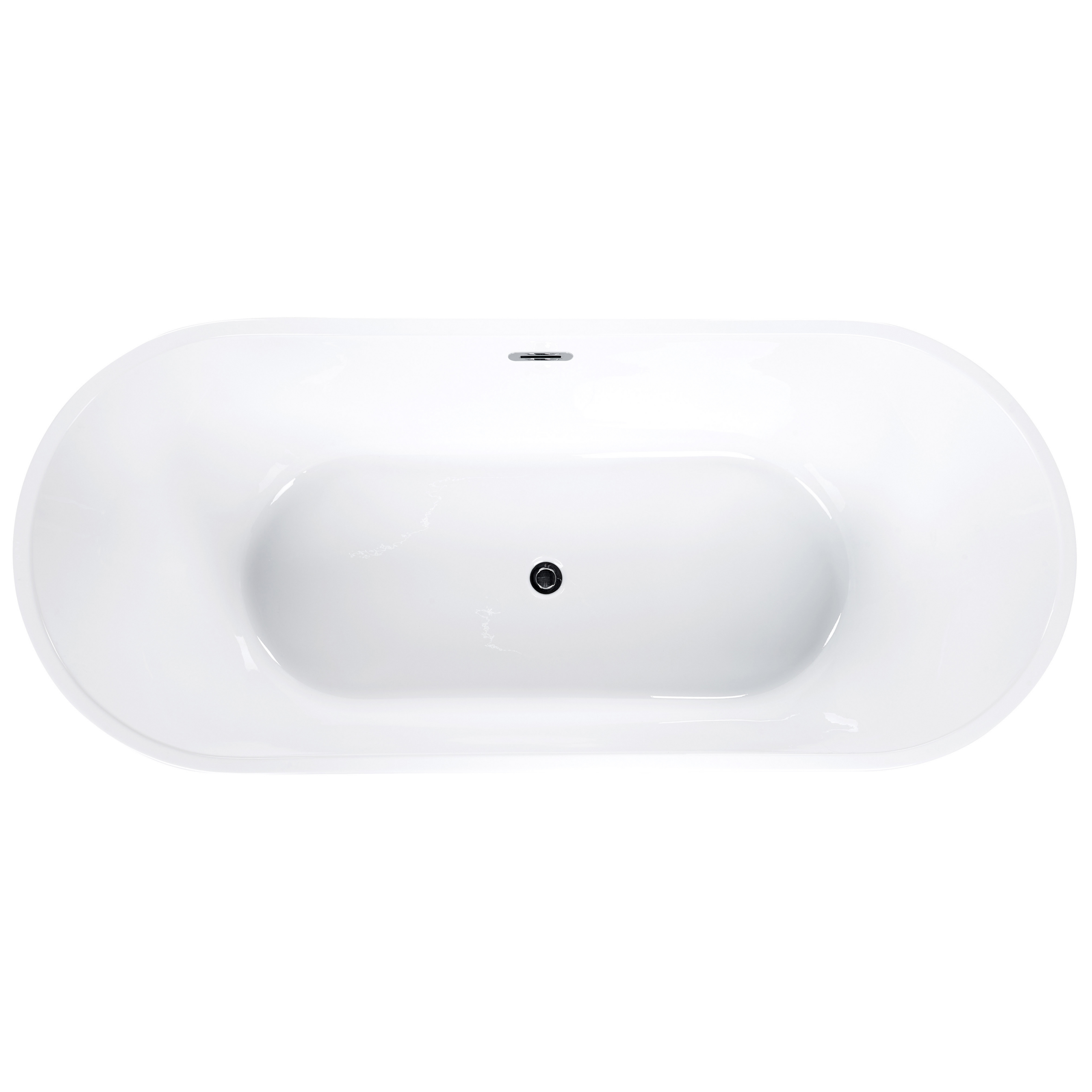 Freestanding bathtub HAVANA 170 x 73 cm White [7]