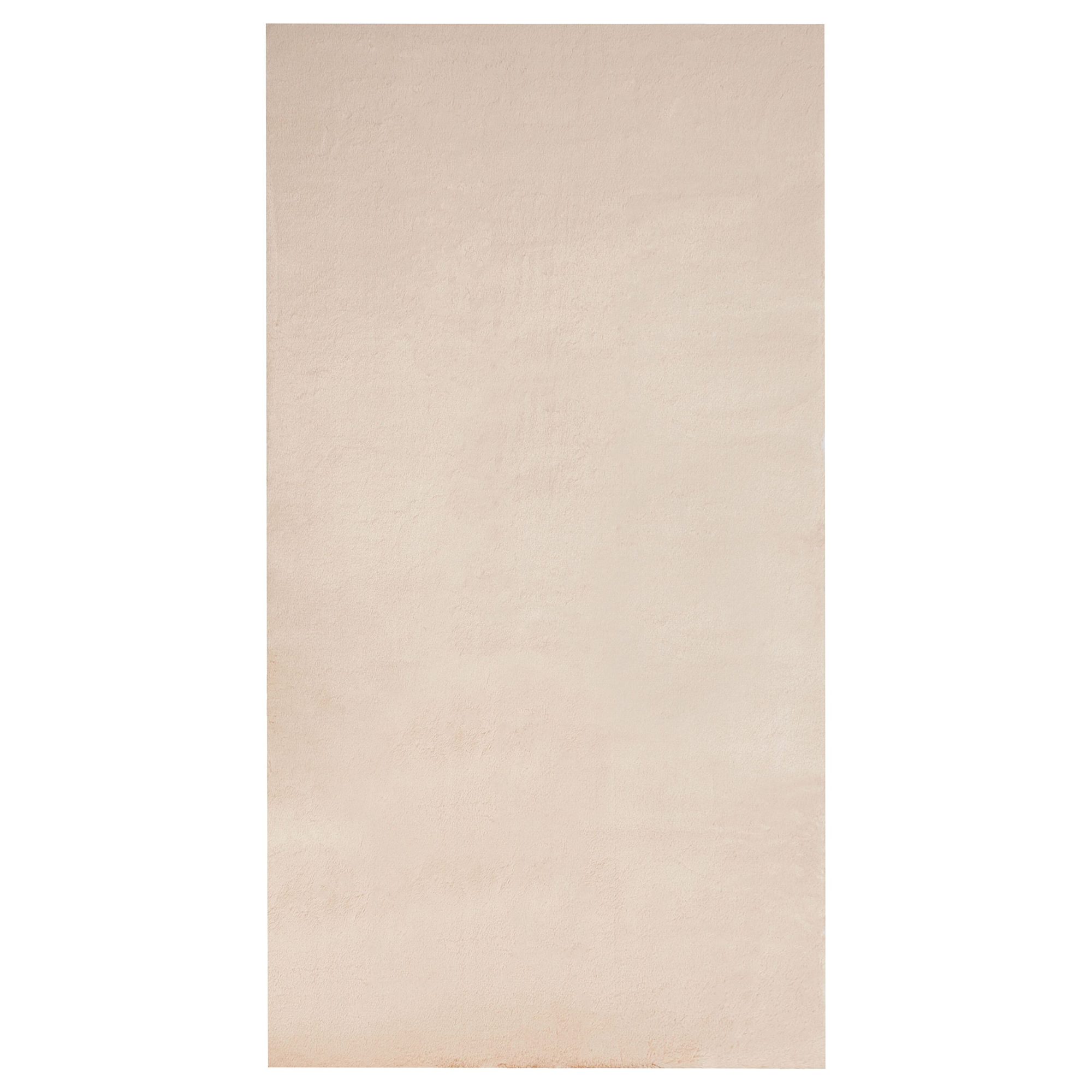 MIRPUR Beige faux fur rug 80 x 150 cm [2]