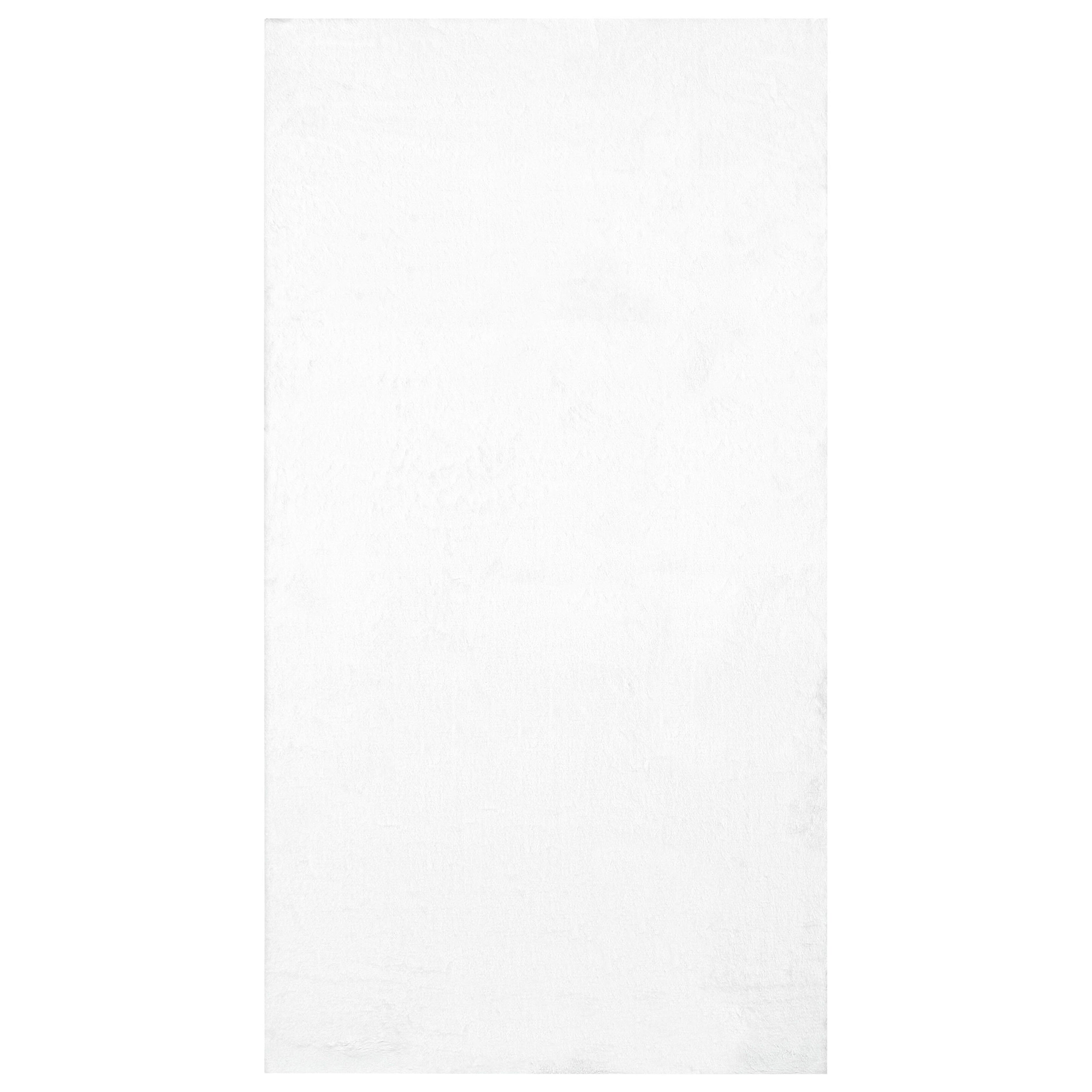 Faux fur rug MIRPUR White 80 x 150 cm [2]