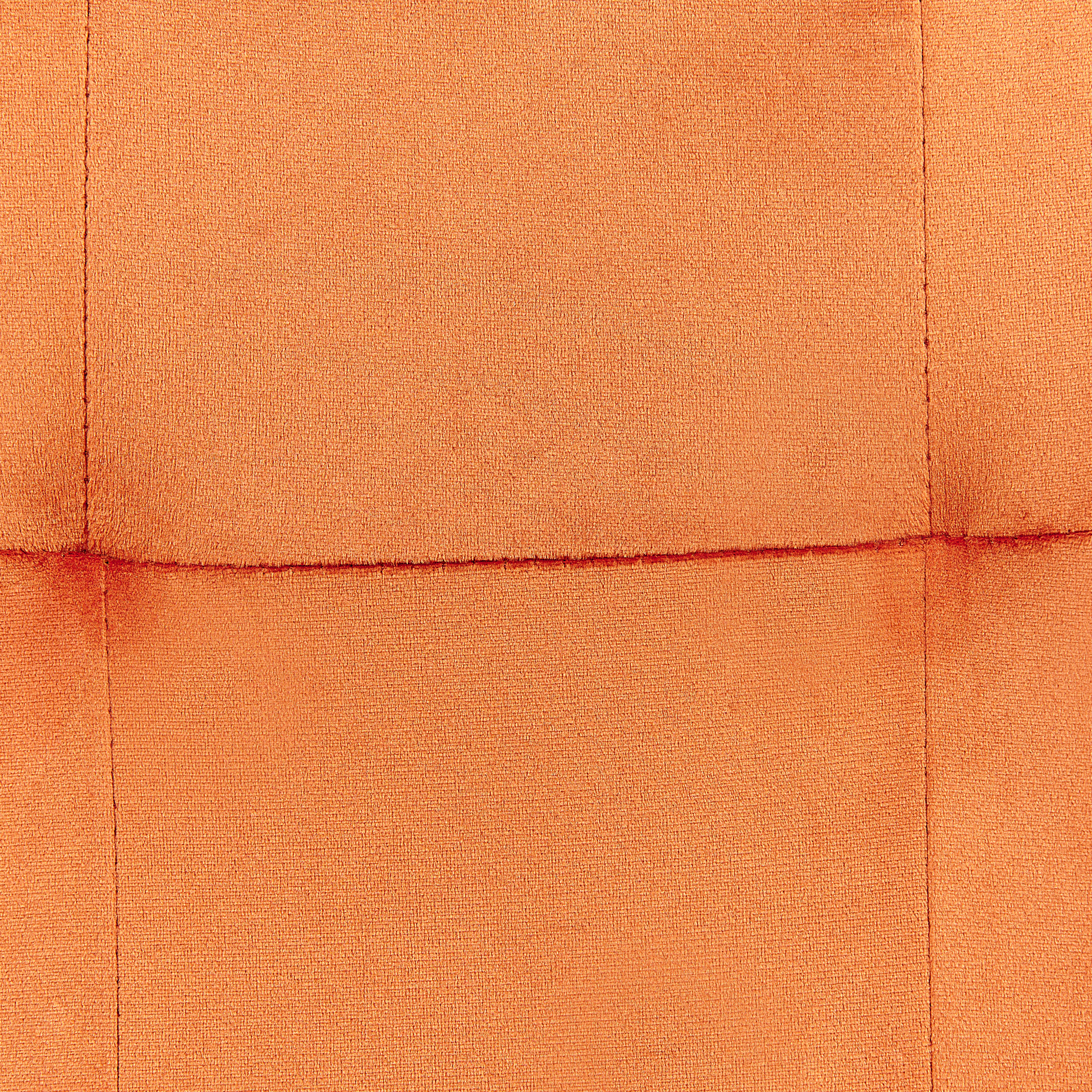 Set of 2 JASMIN dining chairs Velvet Orange [9]