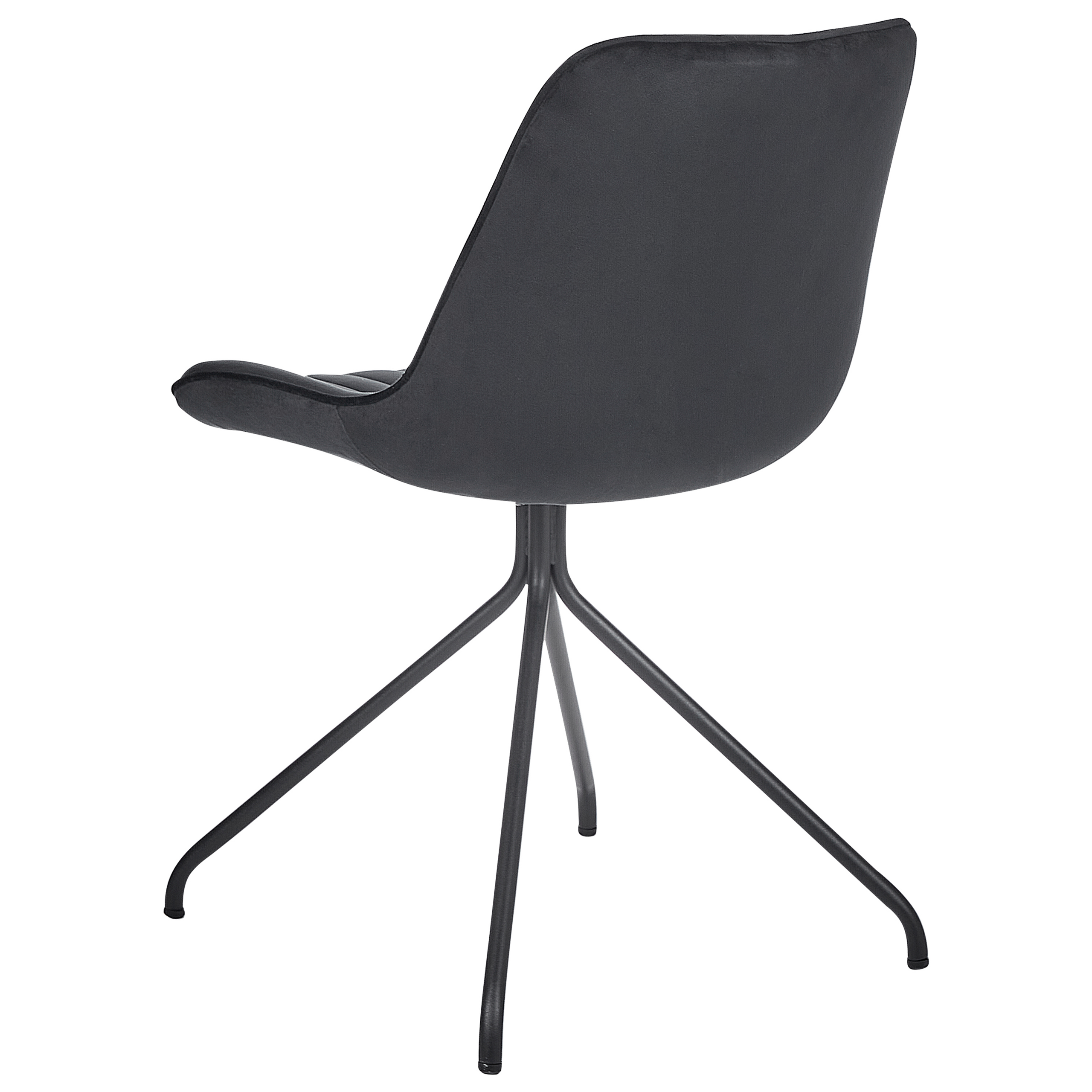 Set de 2 scaune dining NAVASOTA Catifea Negru [6]