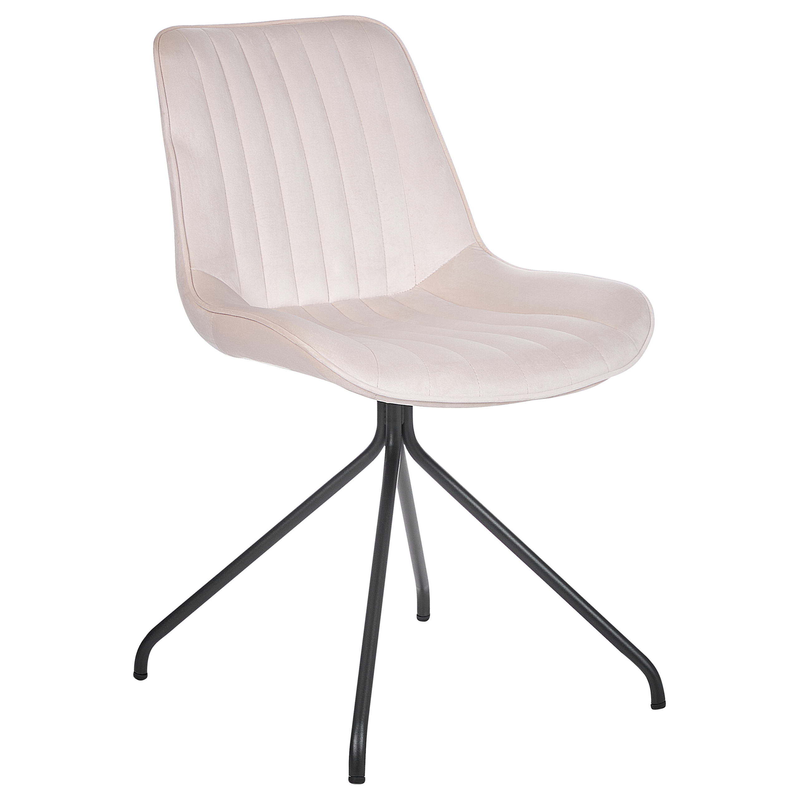 Set de 2 scaune dining NAVASOTA Catifea Bej [4]