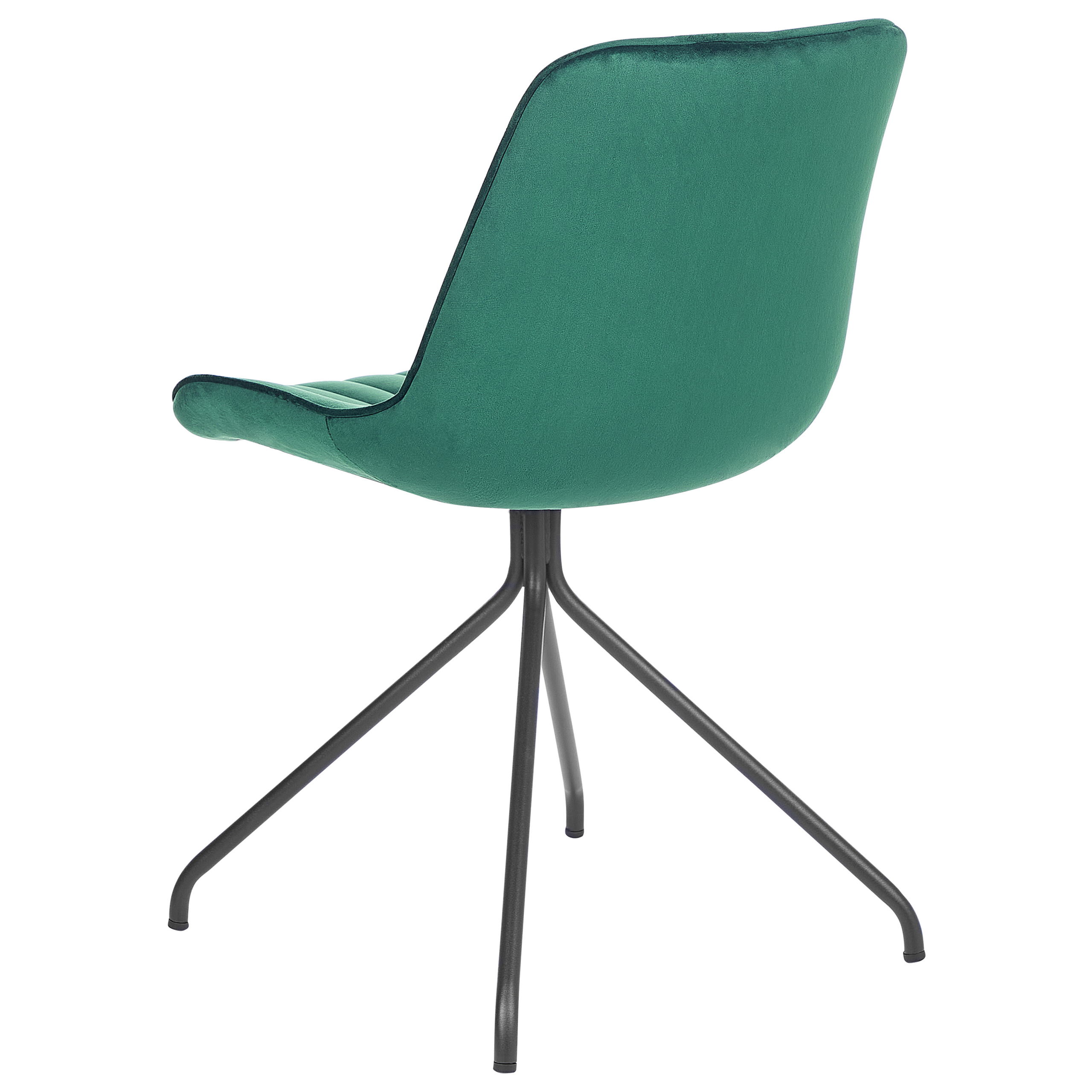 Set de 2 scaune dining NAVASOTA Catifea Verde smarald [6]