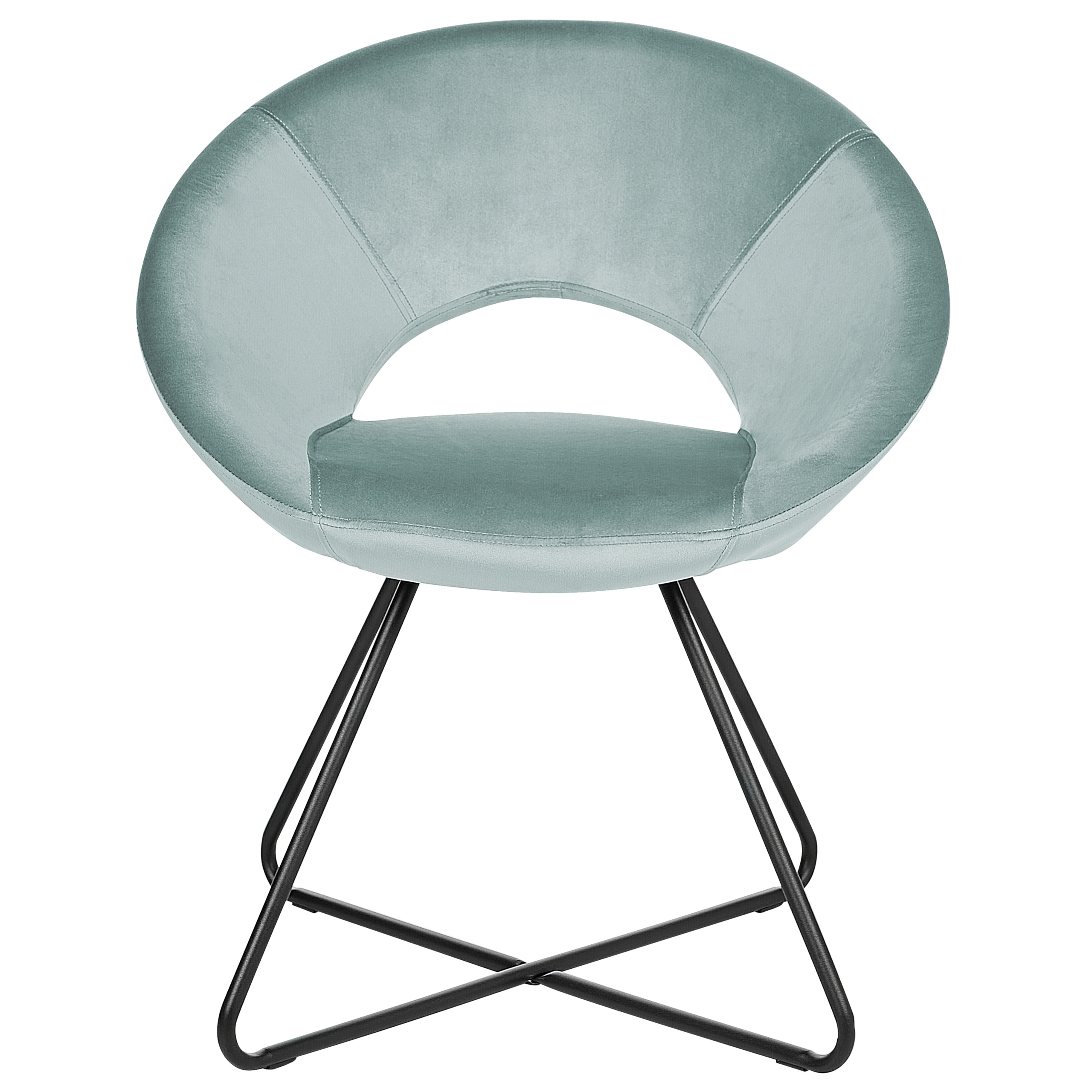 Dining chair RACHEL Velvet Mint green [4]