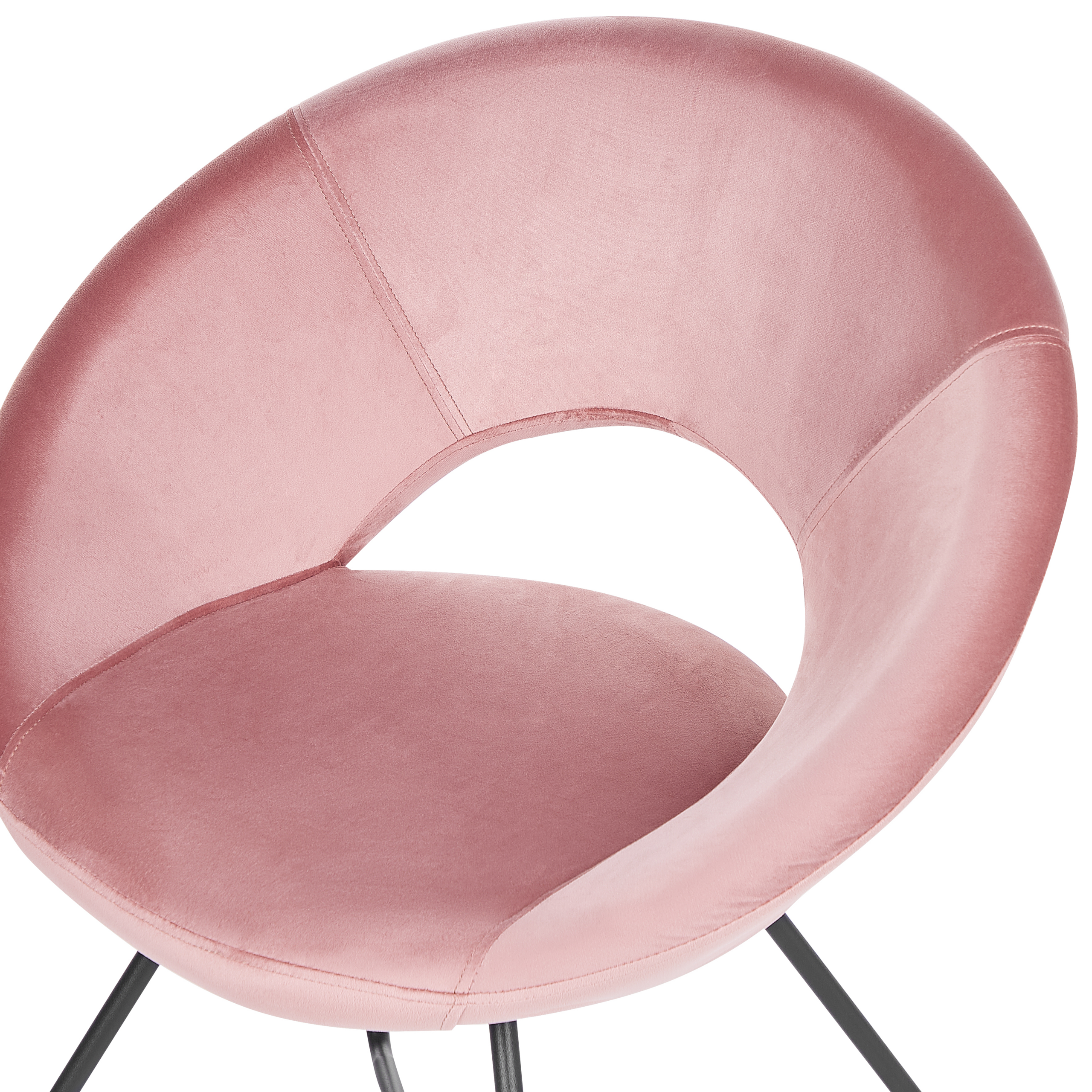 Scaun dining RACHEL Catifea Roz [6]