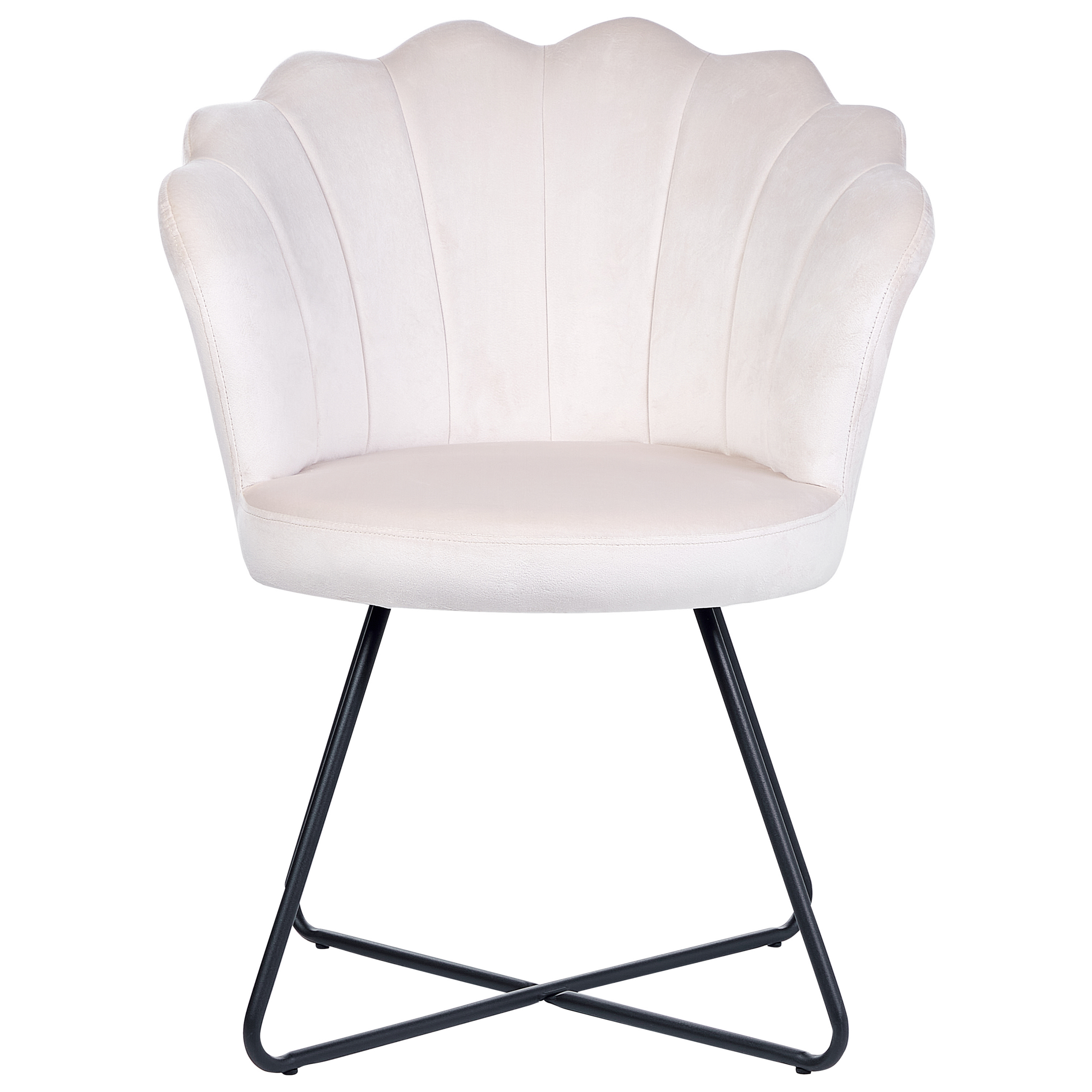 LOVELOCK Velvet armchair Off-white [4]