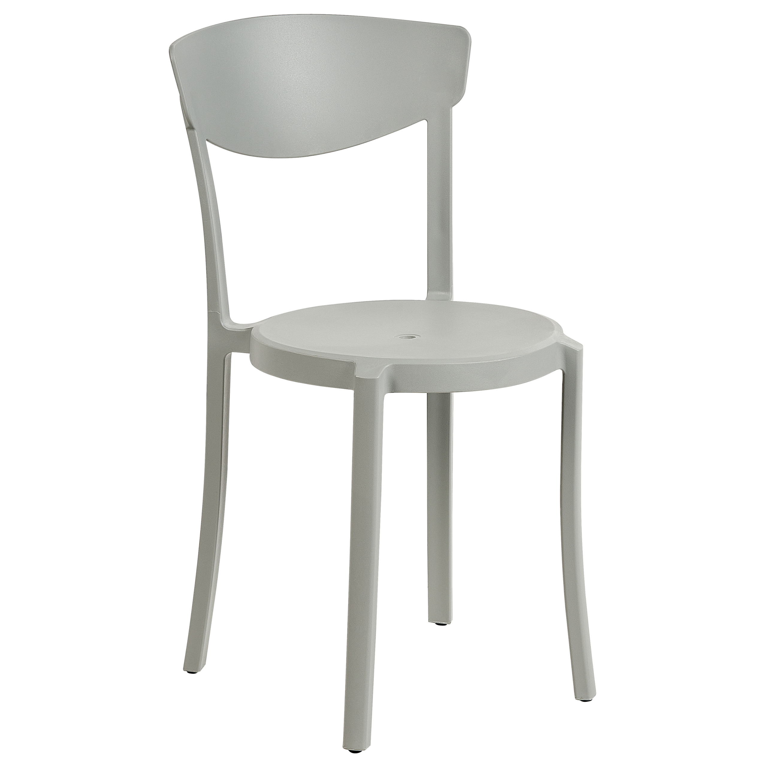 Set of 8 VIESTE Dining Stools Light Grey [4]